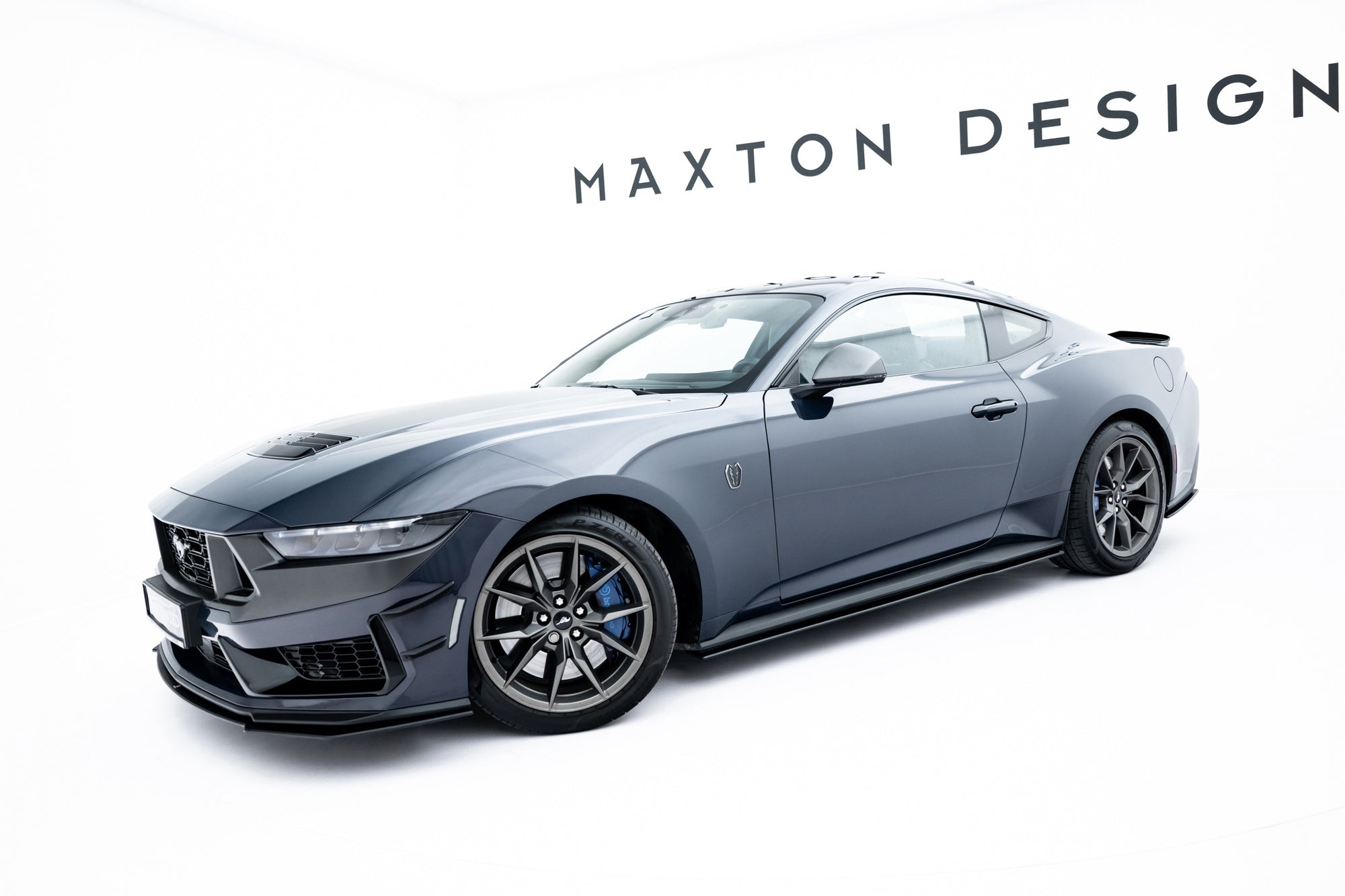 Maxton Design Street Pro Side Skirts Diffusers para Ford Mustang Dark Horse Mk7 - imagen 3