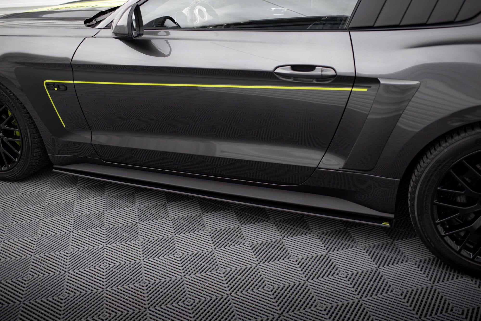 Maxton Design Street Pro Side Skirts Diffusers para Ford Mustang GT Mk6 - imagen 3