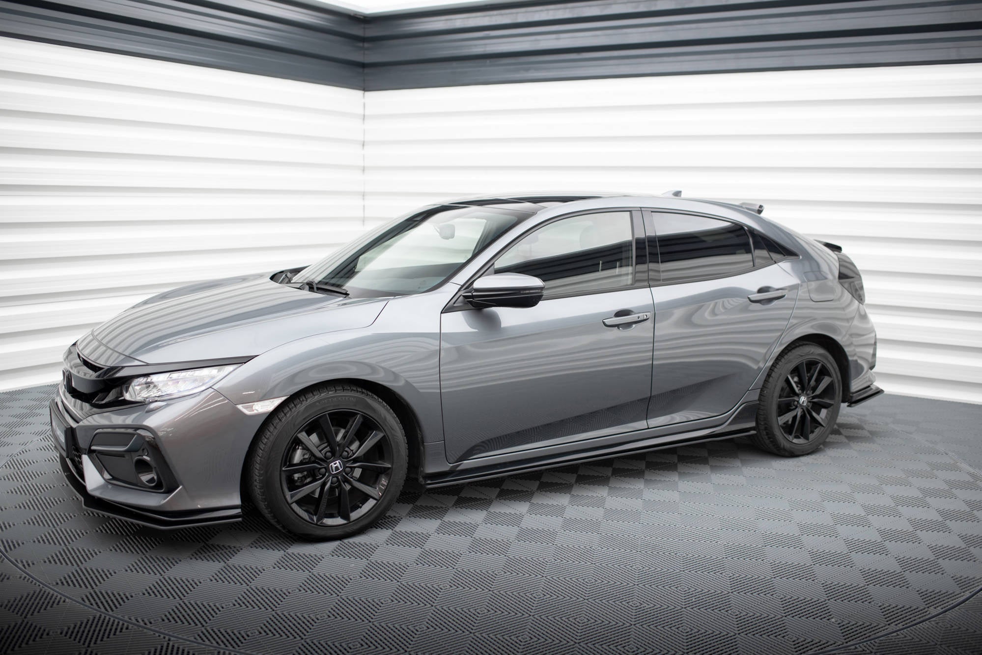 Maxton Design Street Pro Side Skirts Diffusers para Honda Civic Sport Mk 10 - imagen 2