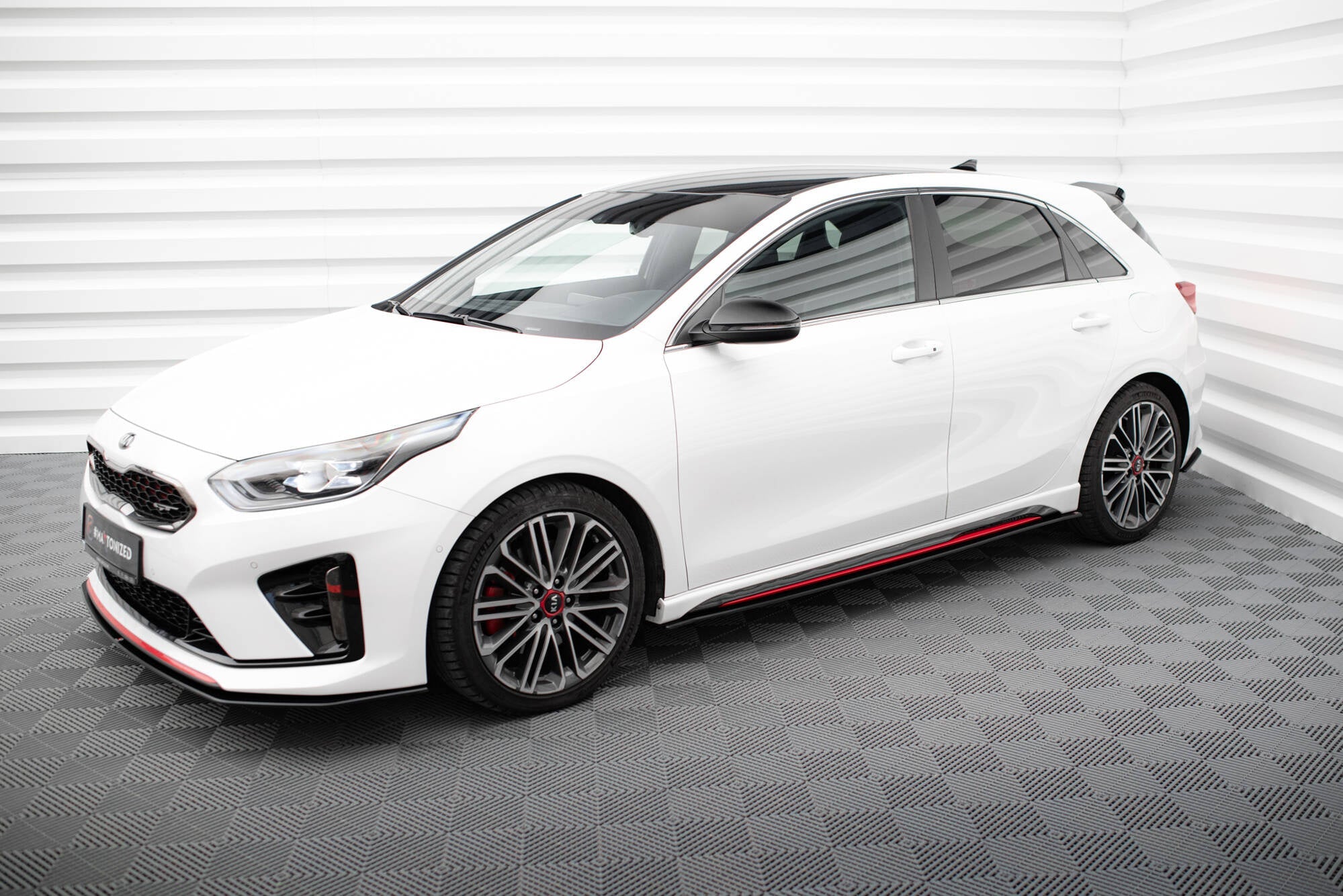 Maxton Design Street Pro Side Skirts Diffusers para Kia Ceed GT Mk3 / Proceed Mk1 - imagen 2