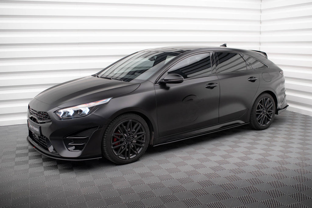 Maxton Design Street Pro Side Skirts Diffusers para Kia Proceed GT / GT-Line Mk1 Facelift / Ceed GT Mk3 Facelift - imagen 2