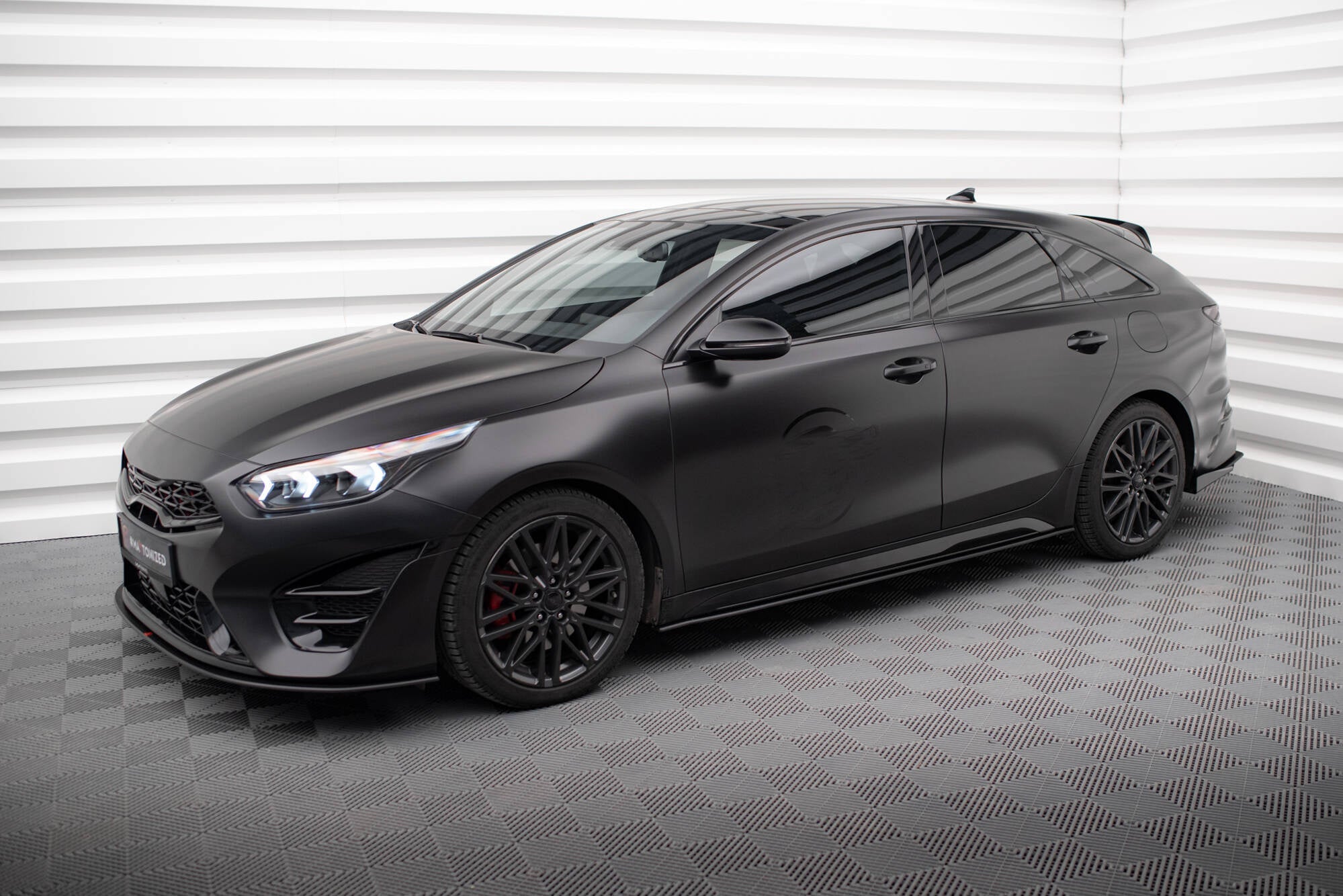 Maxton Design Street Pro Side Skirts Diffusers para Kia Proceed GT / GT-Line Mk1 Facelift / Ceed GT Mk3 Facelift - imagen 2