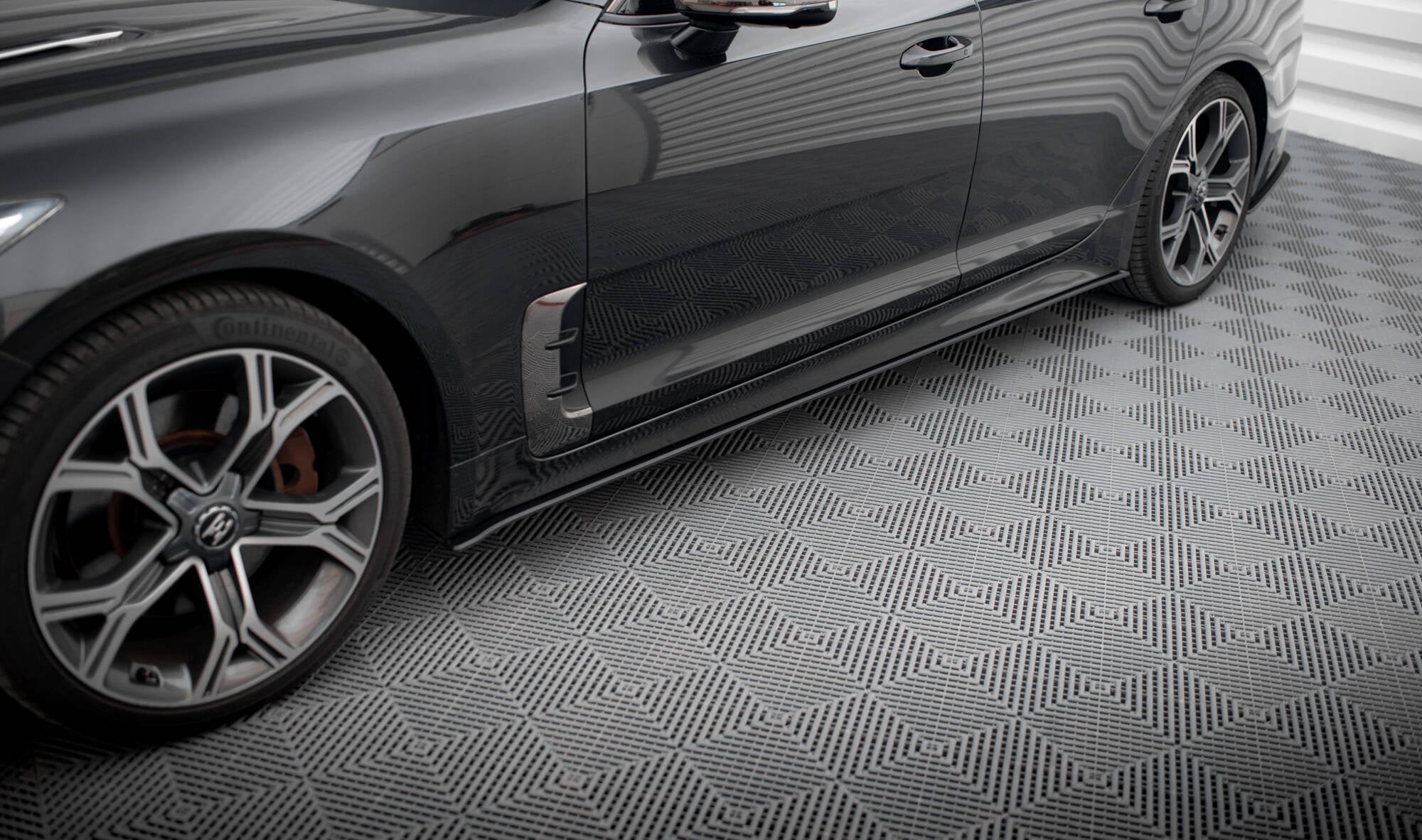 Maxton Design Street Pro Side Skirts Diffusers para Kia Stinger GT / GT-Line / Standard Mk1 - imagen 1