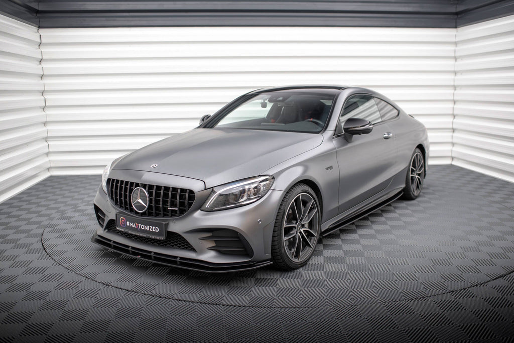 Maxton Design Street Pro Side Skirts Diffusers para Mercedes-AMG C43 Coupe / Cabrio C205 Facelift / A205 Facelift - imagen 2