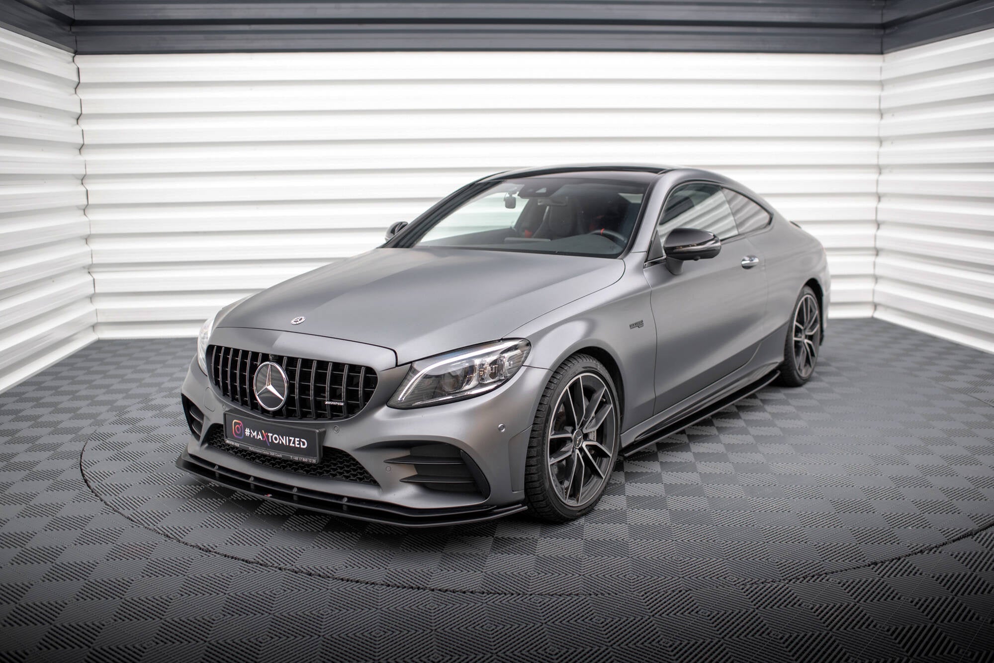 Maxton Design Street Pro Side Skirts Diffusers para Mercedes-AMG C43 Coupe / Cabrio C205 Facelift / A205 Facelift - imagen 2