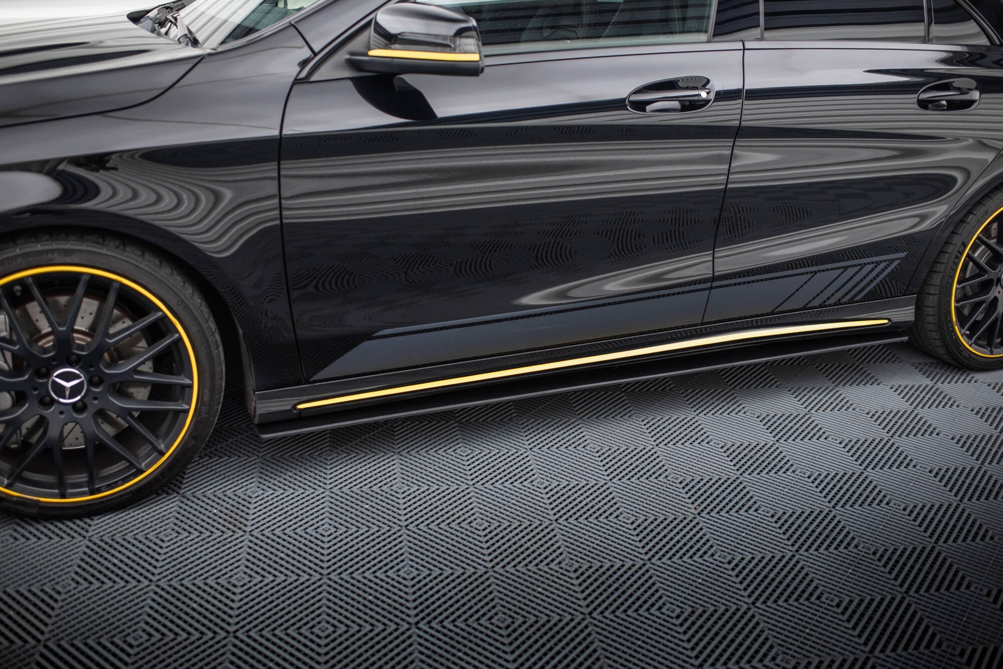Maxton Design Street Pro Side Skirts Diffusers para Mercedes-AMG CLA 45 C117 Facelift - imagen 1