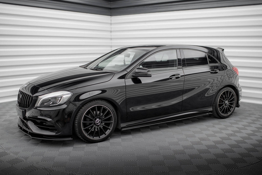Maxton Design Street Pro Side Skirts Diffusers para Mercedes-Benz A AMG-Line W176 Facelift - imagen 2