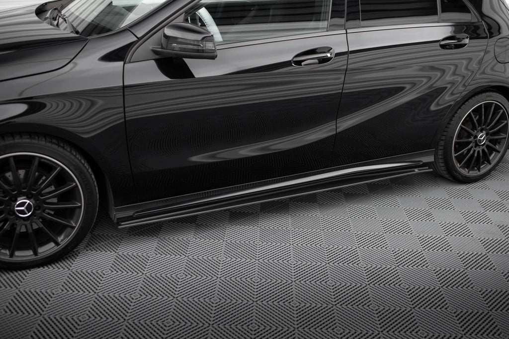 Maxton Design Street Pro Side Skirts Diffusers para Mercedes-Benz A AMG-Line W176 Facelift - imagen 1