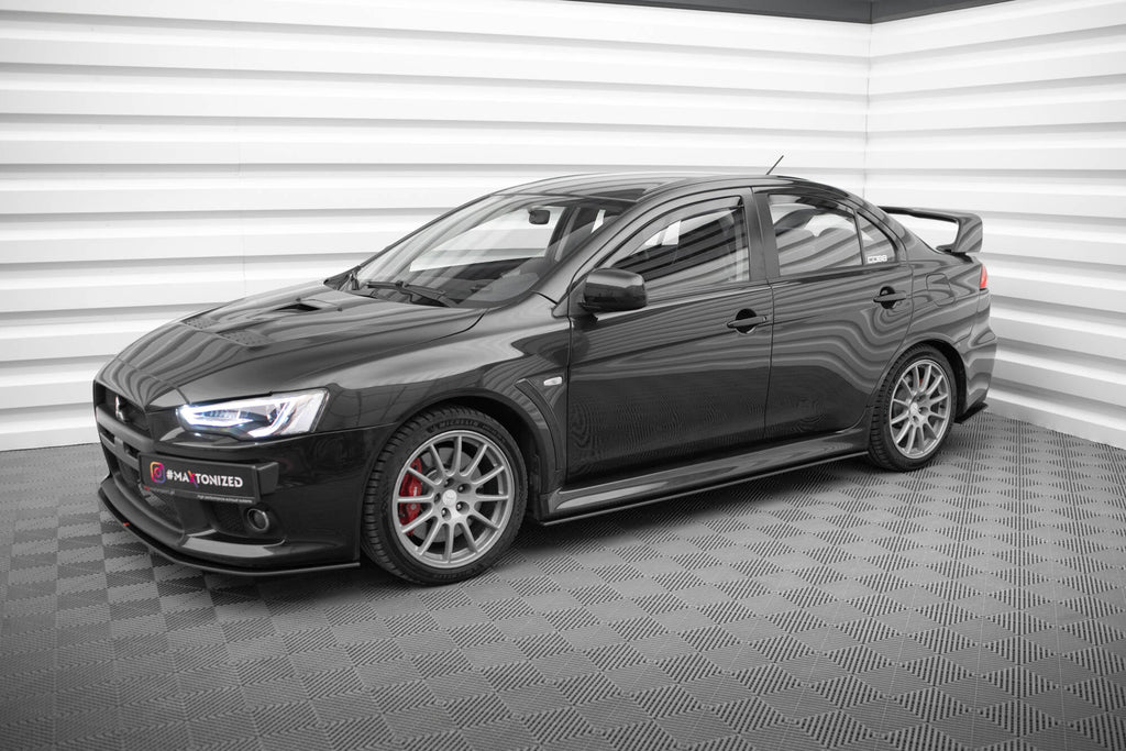 Maxton Design Street Pro Side Skirts Diffusers para Mitsubishi Lancer EVO X - imagen 2