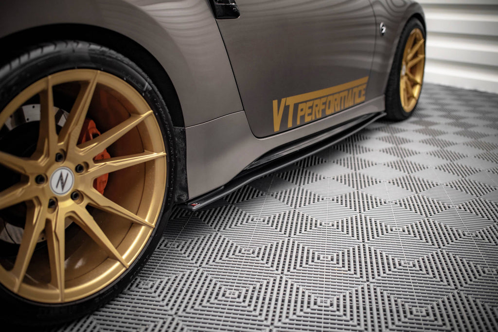 Maxton Design Street Pro Side Skirts Diffusers para Nissan 370Z Nismo Facelift - imagen 1