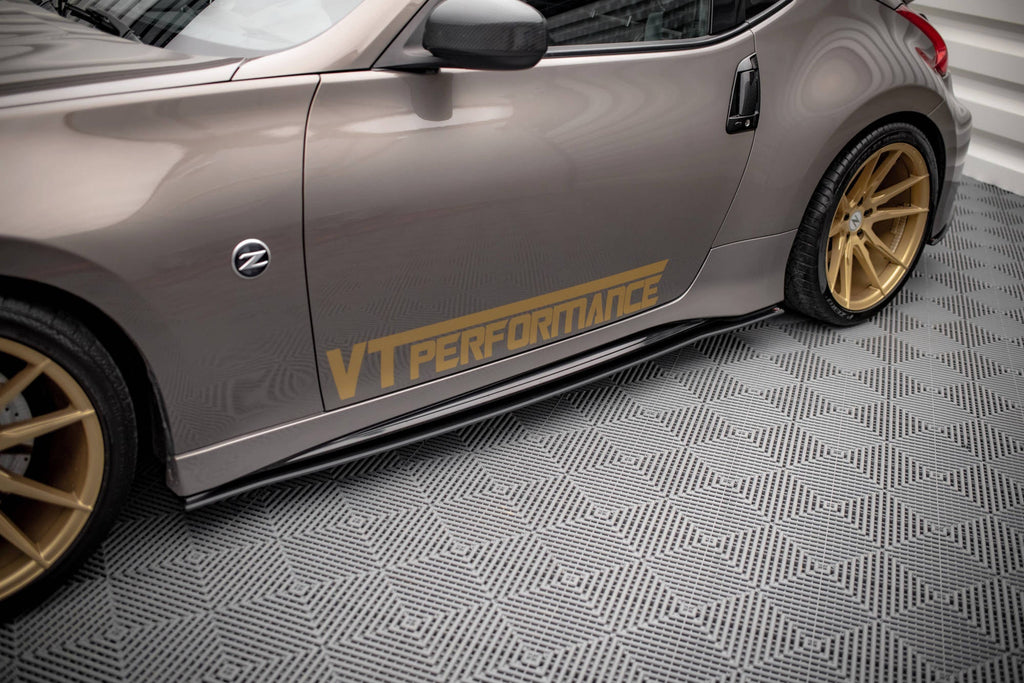Maxton Design Street Pro Side Skirts Diffusers para Nissan 370Z Nismo Facelift - imagen 2