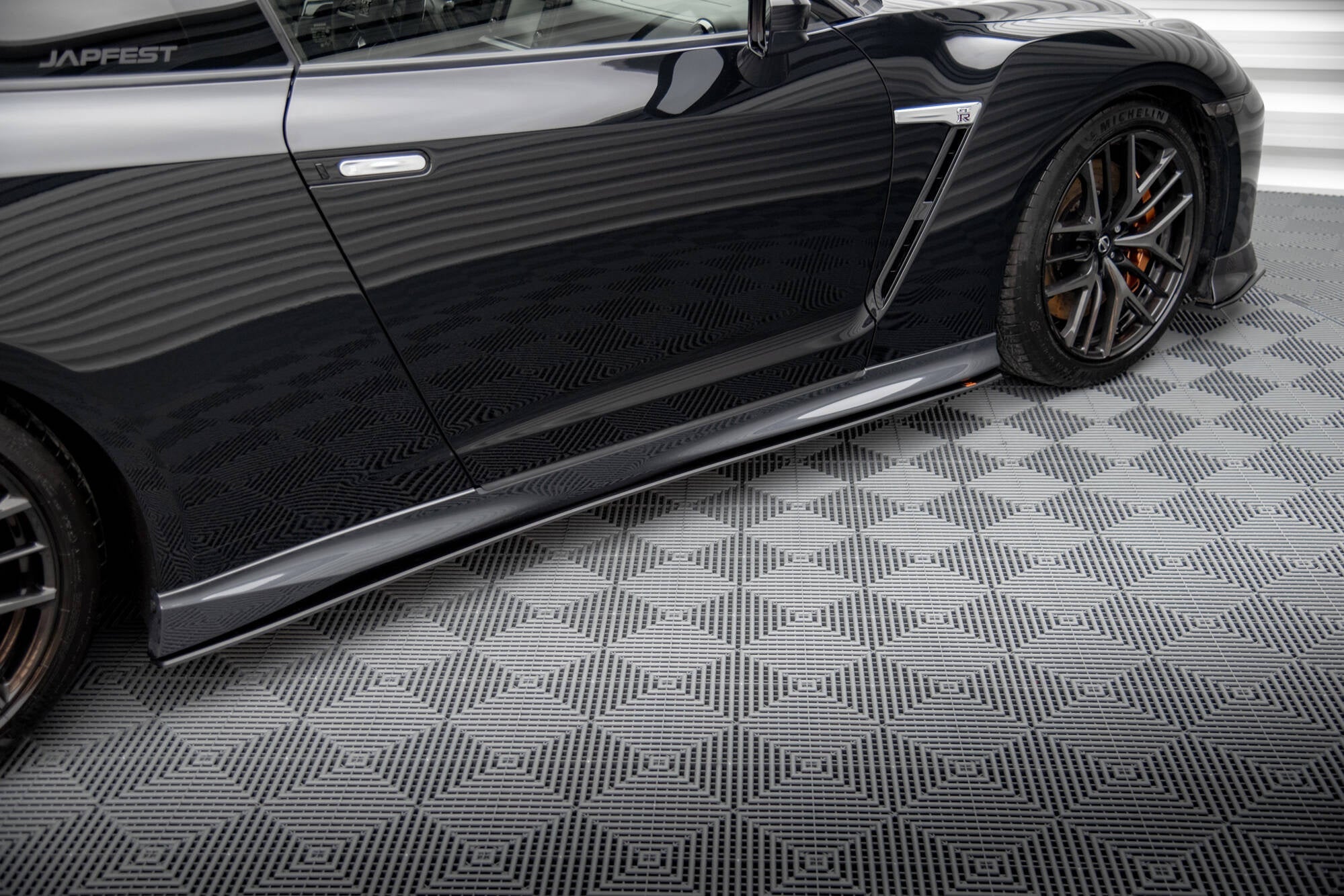 Maxton Design Street Pro Side Skirts Diffusers para Nissan GTR R35 Facelift - imagen 2