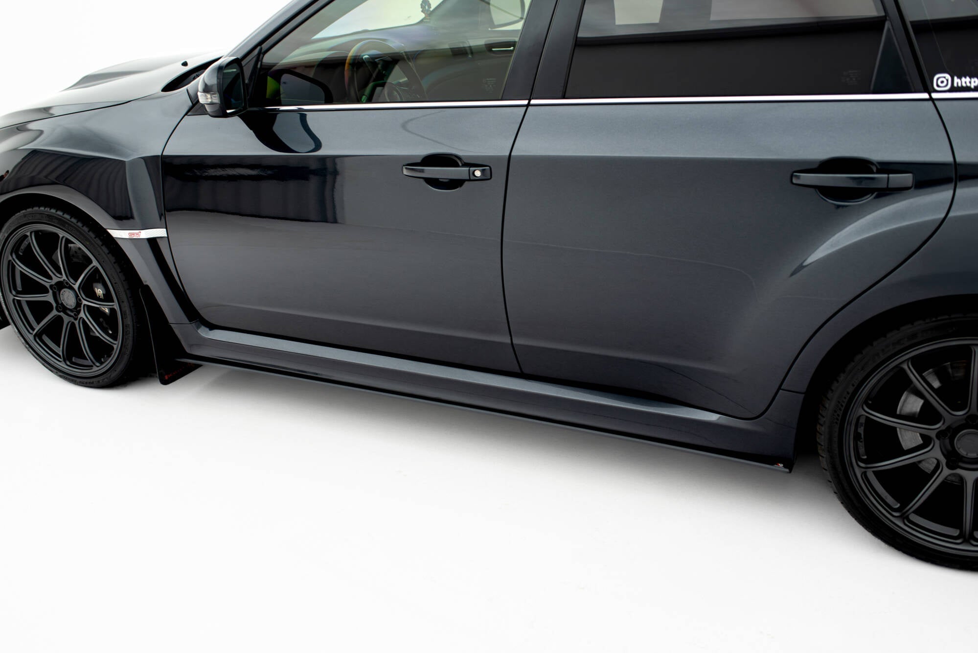 Maxton Design Street Pro Side Skirts Diffusers para Subaru Impreza WRX STI Mk3 Facelift - imagen 3
