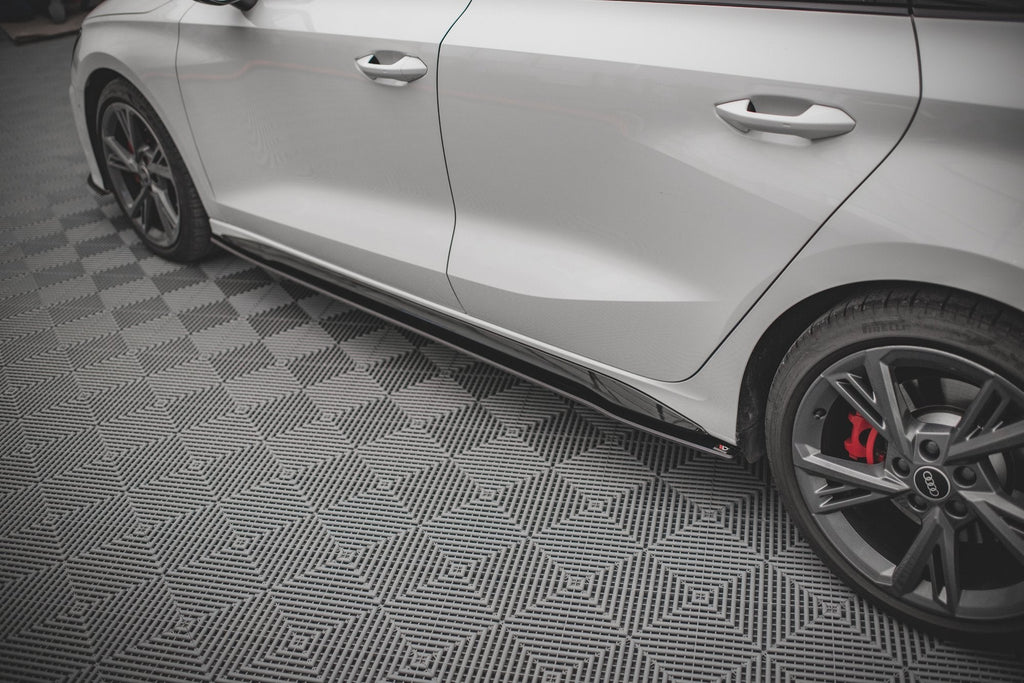 Maxton Design Street Pro Side Skirts Diffusers V.1 para Audi S3 / A3 S-Line 8Y / 8Y Facelift - imagen 1