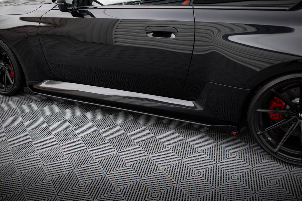 Maxton Design Street Pro Side Skirts Diffusers V.1 + Flaps para BMW M2 G87 - imagen 3