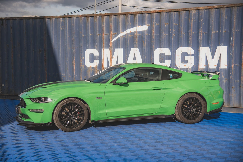 Maxton Design Street Pro Side Skirts Diffusers V.1 + Flaps para Ford Mustang GT Mk6 Facelift - imagen 2
