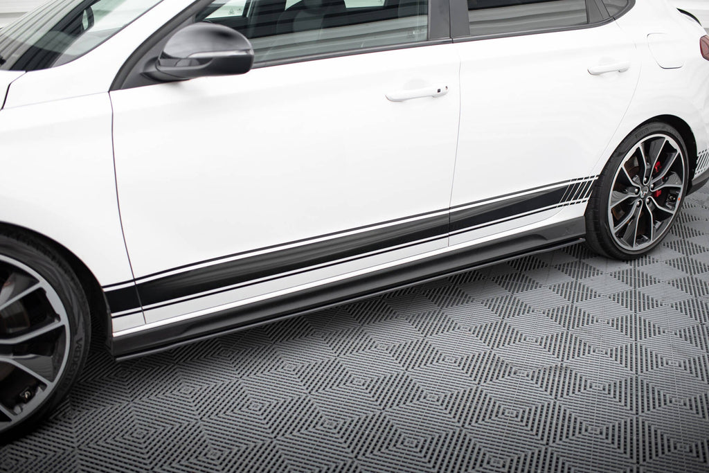 Maxton Design Street Pro Side Skirts Diffusers V.1 para Hyundai I30 N / N-Line Hatchback / Fastback Mk3 / Mk3 Facelift - imagen 1