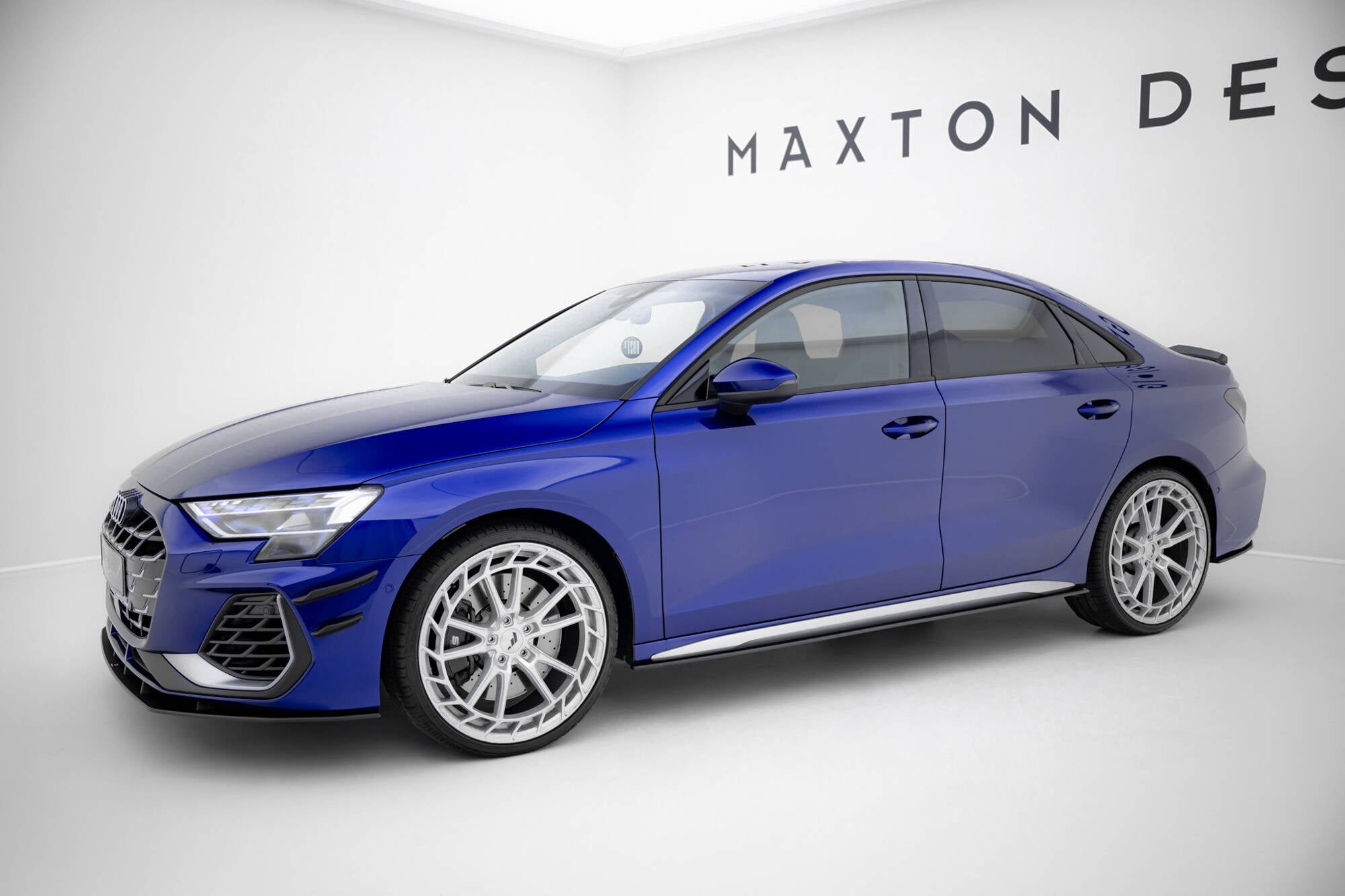 Maxton Design Street Pro Side Skirts Diffusers V.2 para Audi A3 S-Line Sedan / S3 Sedan 8Y / 8Y Facelift - imagen 2