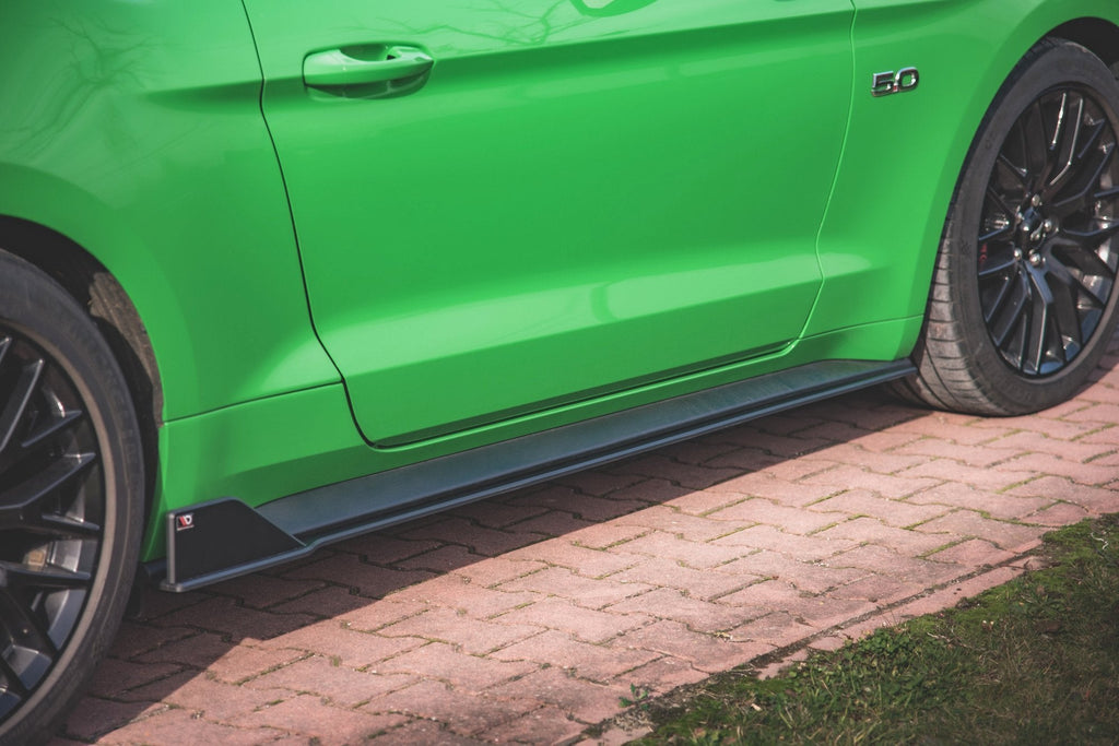 Maxton Design Street Pro Side Skirts Diffusers V.2 para Ford Mustang GT Mk6 Facelift - imagen 1