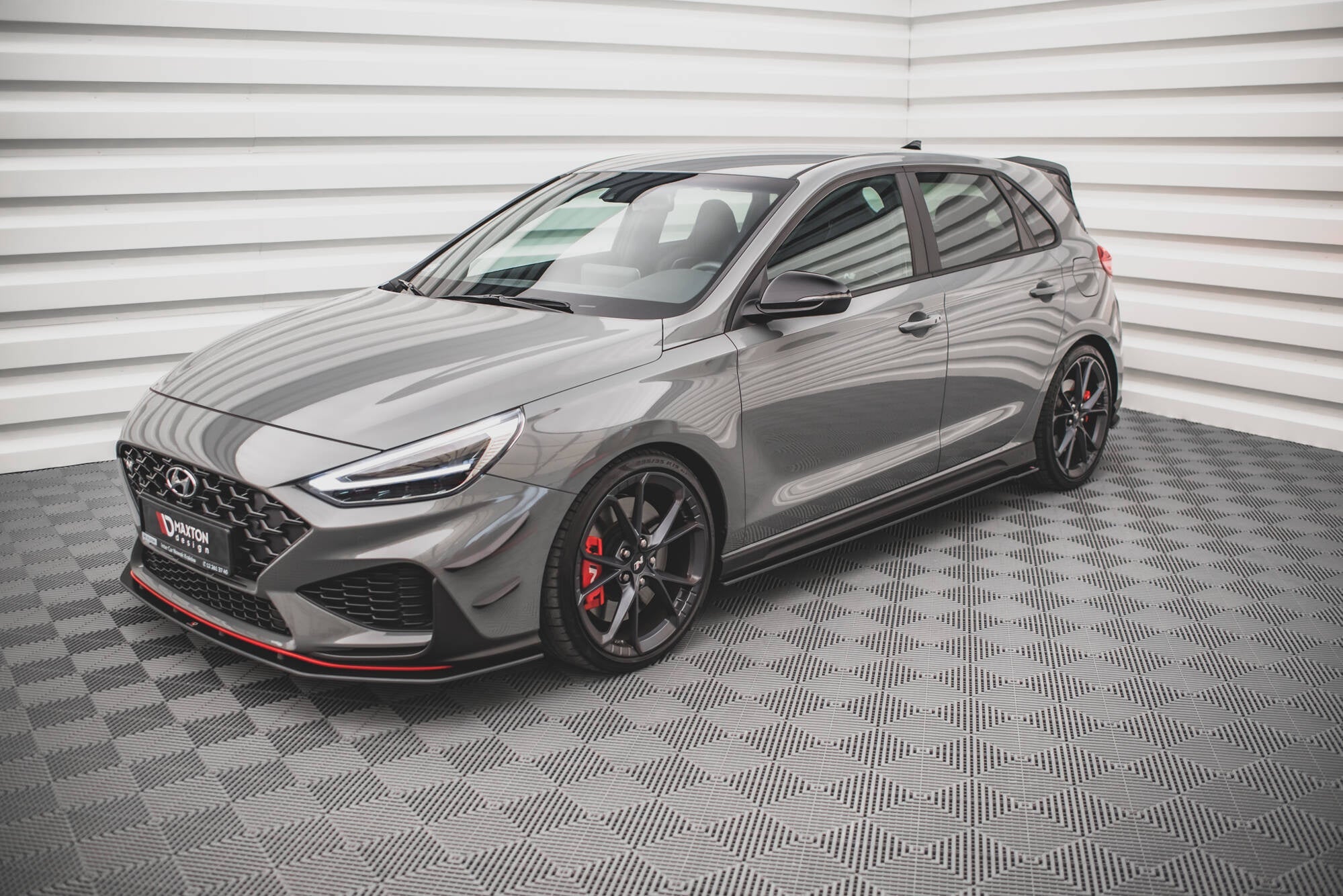 Maxton Design Street Pro Side Skirts Diffusers V.2 para Hyundai I30 N / N-Line Hatchback / Fastback Mk3 / Mk3 Facelift - imagen 5