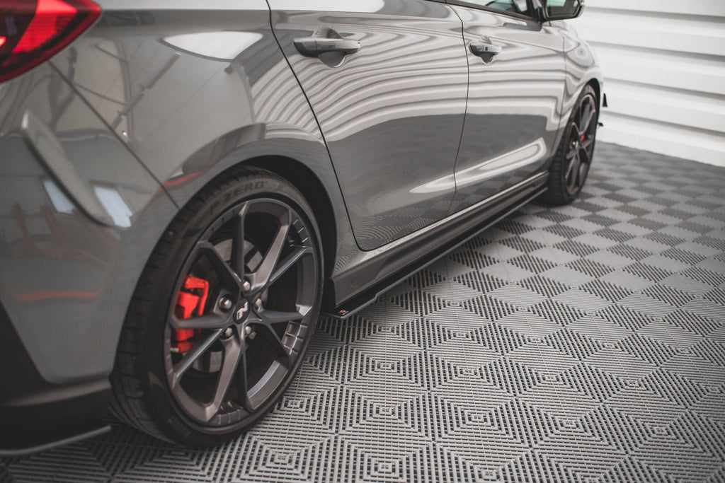 Maxton Design Street Pro Side Skirts Diffusers V.2 para Hyundai I30 N / N-Line Hatchback / Fastback Mk3 / Mk3 Facelift - imagen 8
