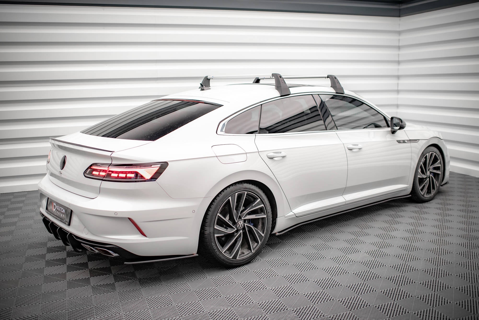 Maxton Design Street Pro Side Skirts Diffusers V.2 para Volkswagen Arteon R / R-Line Sedan / Shooting Brake Mk1 Facelift - imagen 2