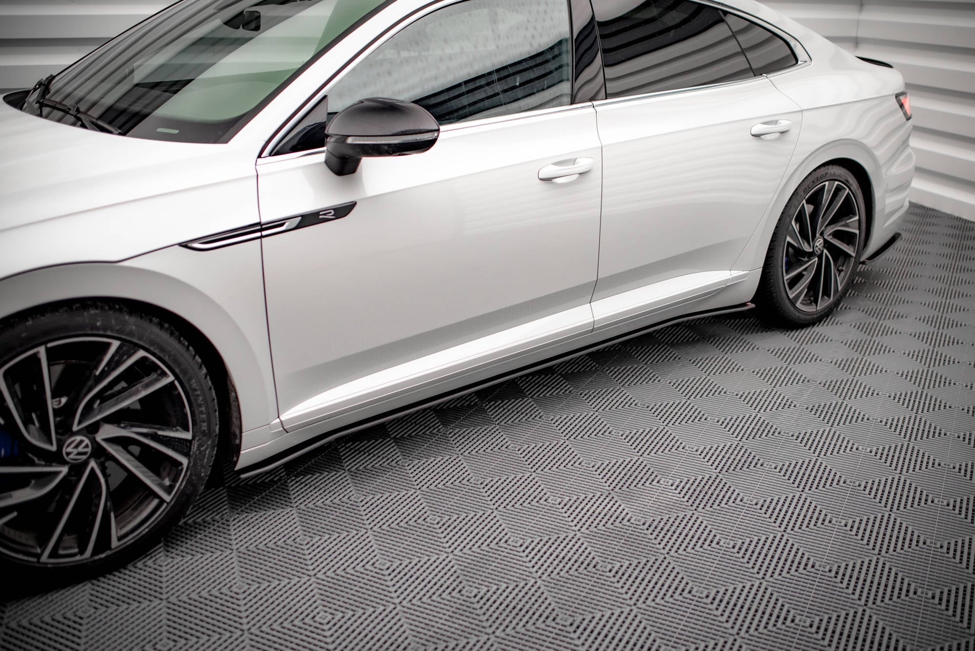 Maxton Design Street Pro Side Skirts Diffusers V.2 para Volkswagen Arteon R / R-Line Sedan / Shooting Brake Mk1 Facelift - imagen 1