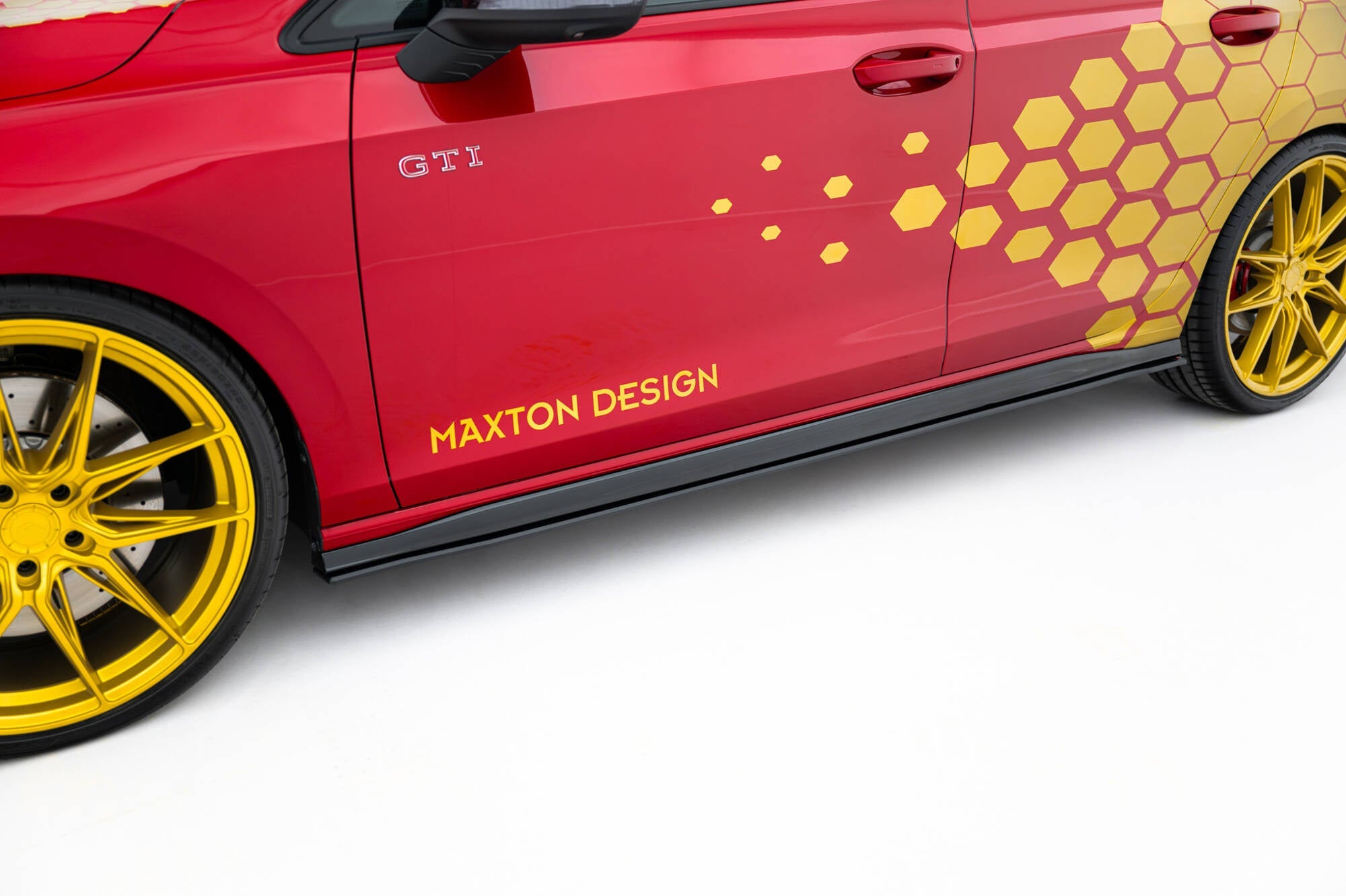 Maxton Design Street Pro Side Skirts Diffusers para Volkswagen Golf GTI Clubsport Mk8 Facelift - imagen 1