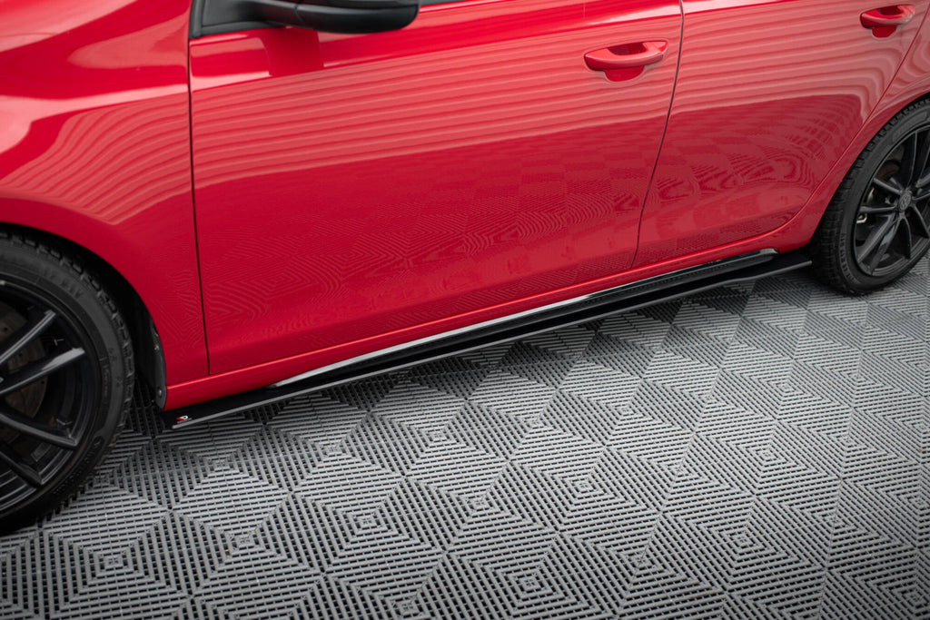 Maxton Design Racing Durability Side Skirts Diffusers para Volkswagen Golf GTI Mk6 - imagen 1