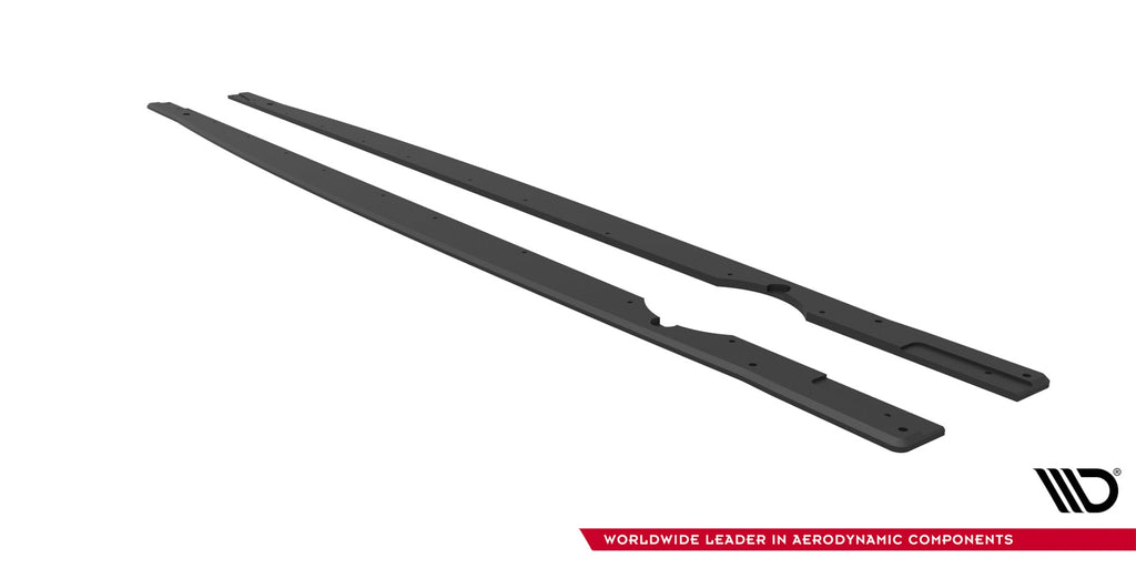 Maxton Design Street Pro Side Skirts Diffusers para Volkswagen Golf R Mk8 - imagen 6