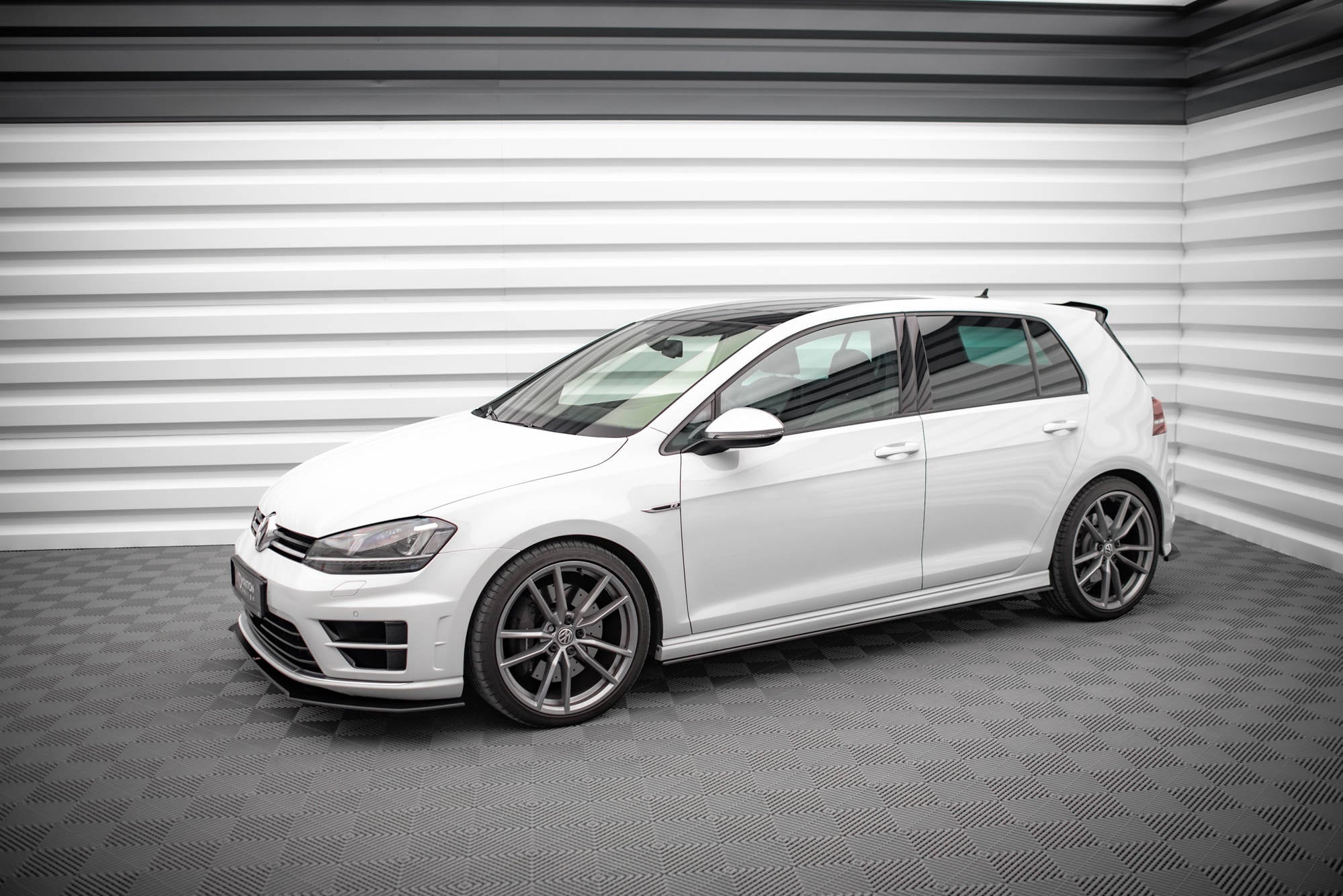 Maxton Design Street Pro Side Skirts Diffusers para Volkswagen Golf R Mk7 - imagen 2