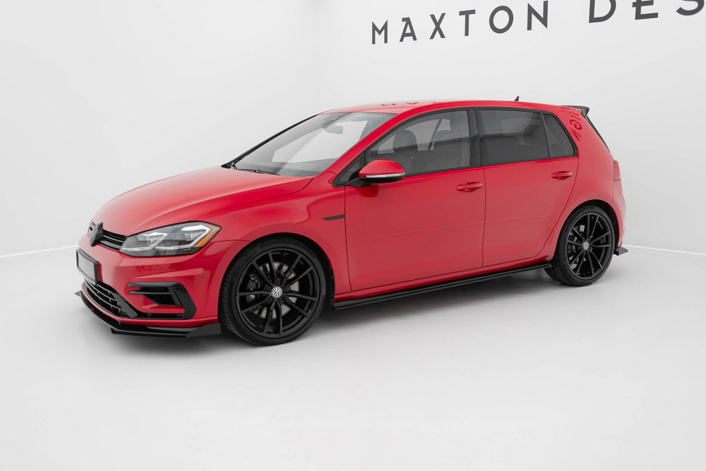 Maxton Design Street Pro Side Skirts Diffusers para Volkswagen Golf R / R-Line Mk7 Facelift - imagen 2