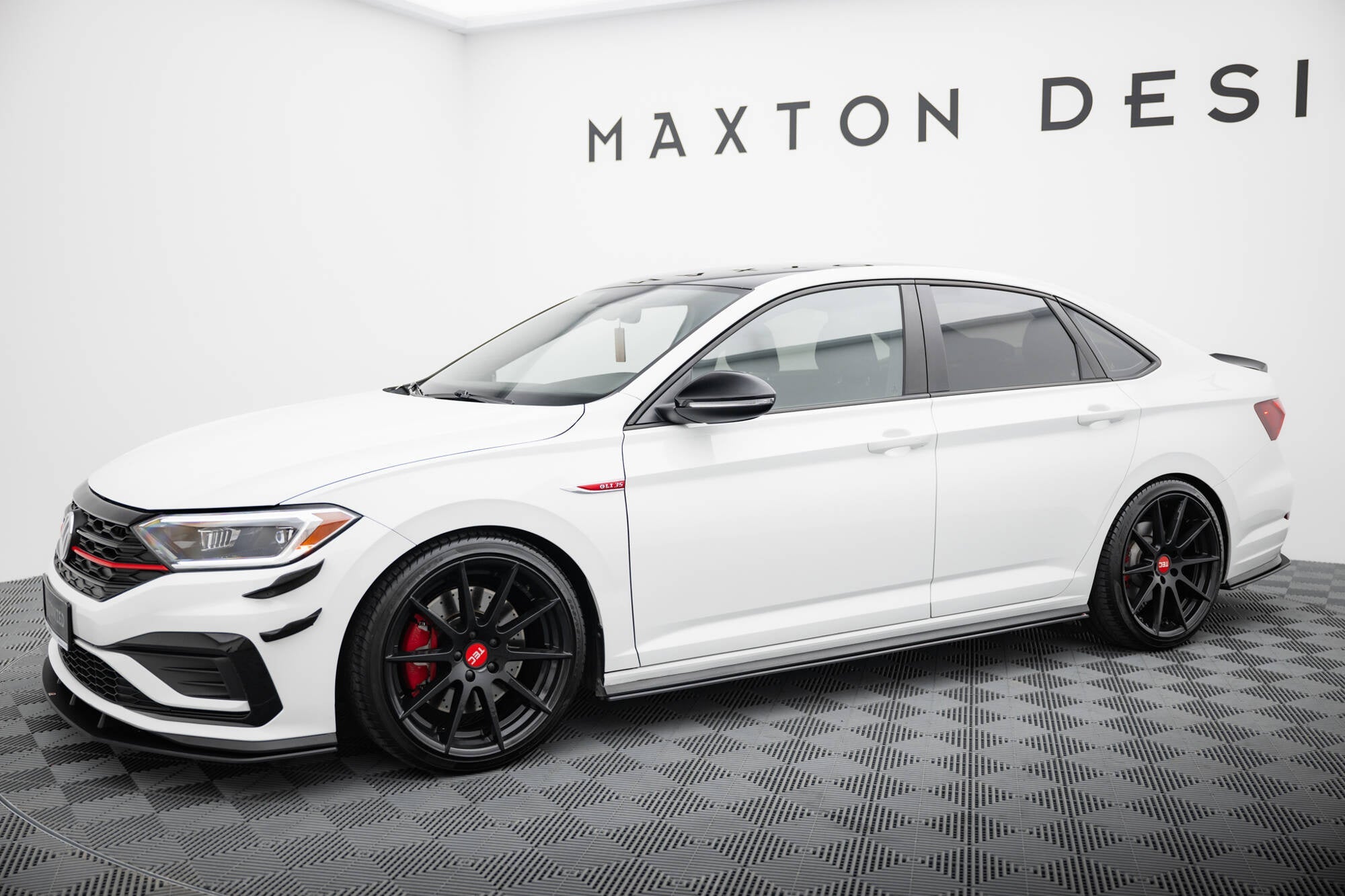 Maxton Design Street Pro Side Skirts Diffusers para Volkswagen Jetta GLI Mk7 - imagen 2
