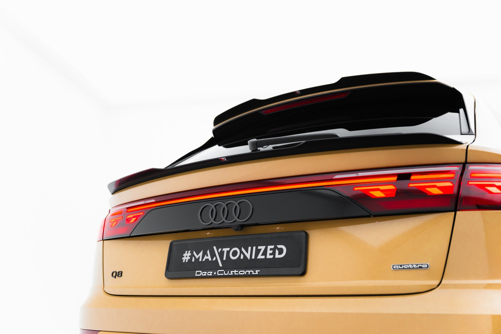 Maxton Design Lower Spoiler Cap para Audi Q8 Mk1 Facelift - imagen 1