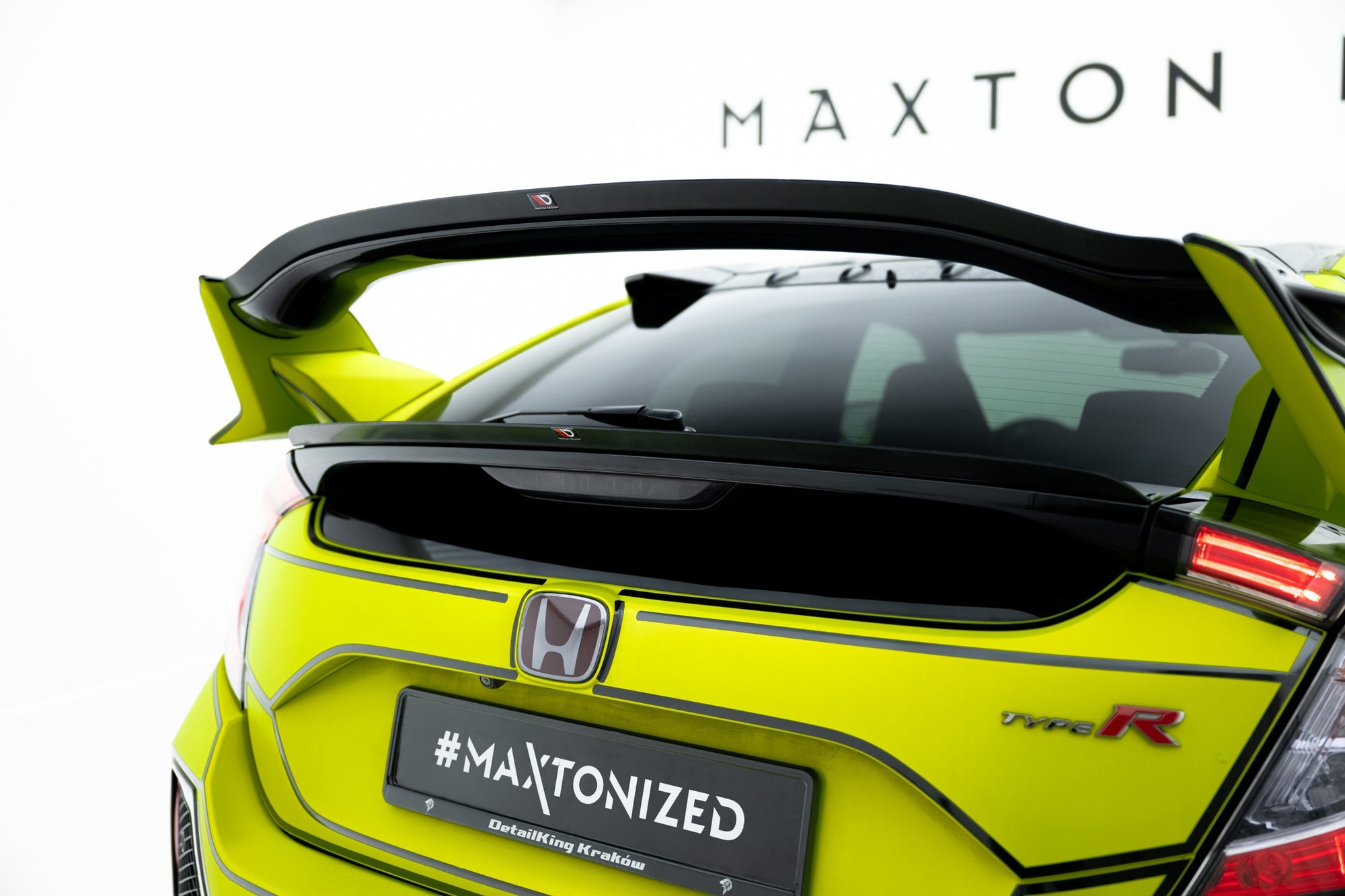 Maxton Design Lower Spoiler Cap para Honda Civic Type-R Mk10 / Mk10 Facelift - imagen 1