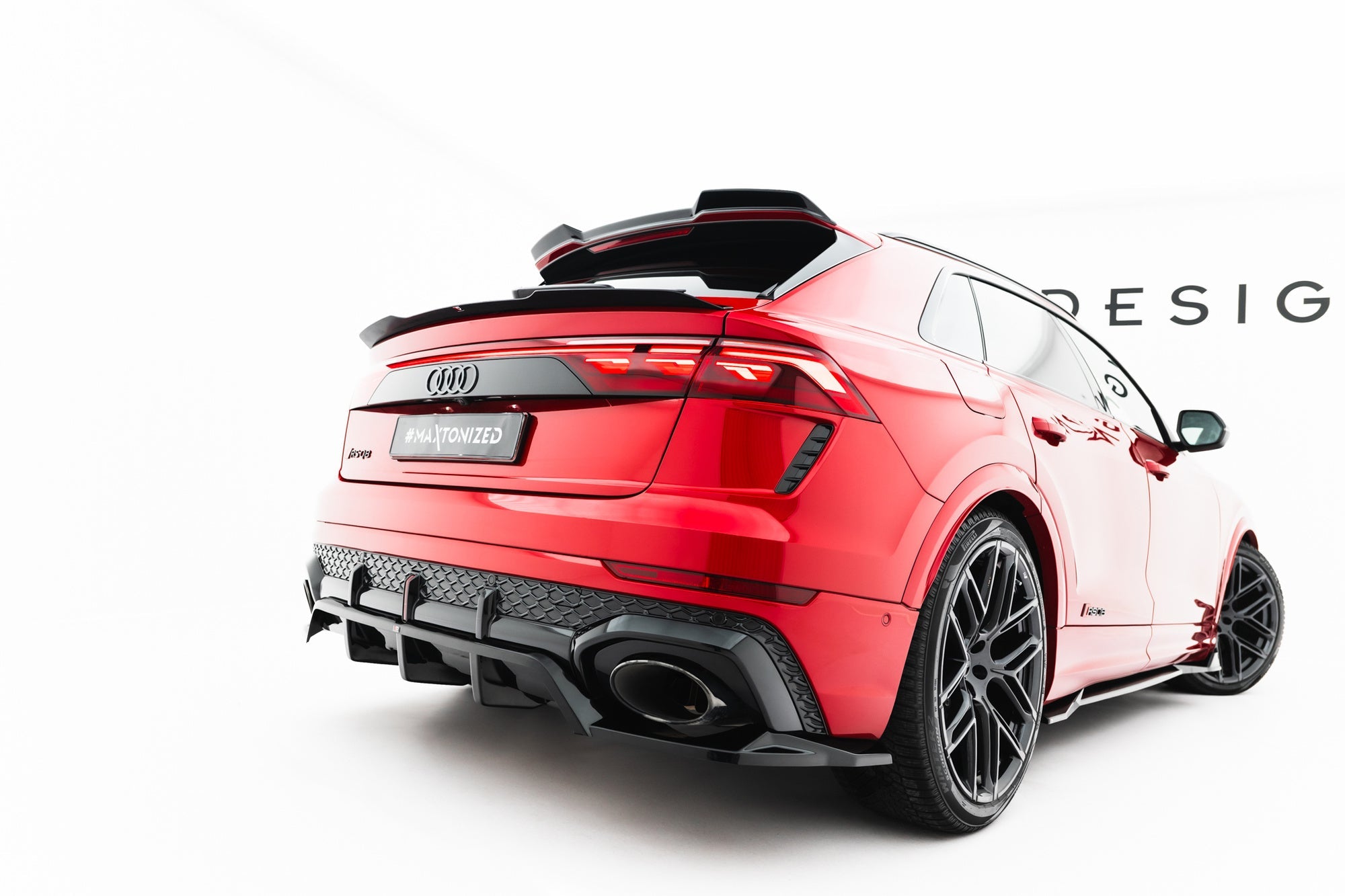 Maxton Design Lower Spoiler Cap V.1 para Audi RSQ8 Mk1 Facelift - imagen 4