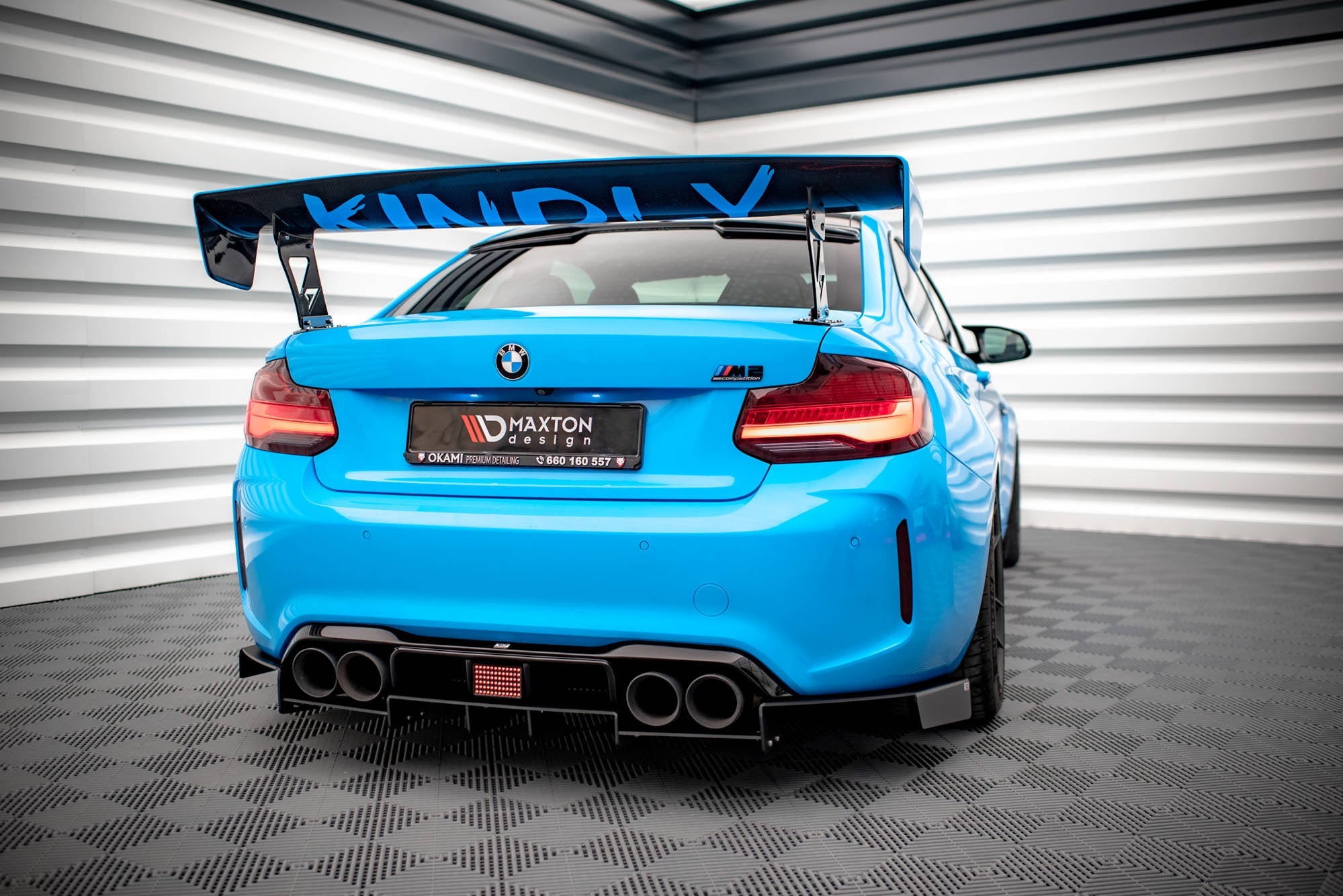 Maxton Design Difusor trasero Racing para BMW M2 F87 - imagen 4