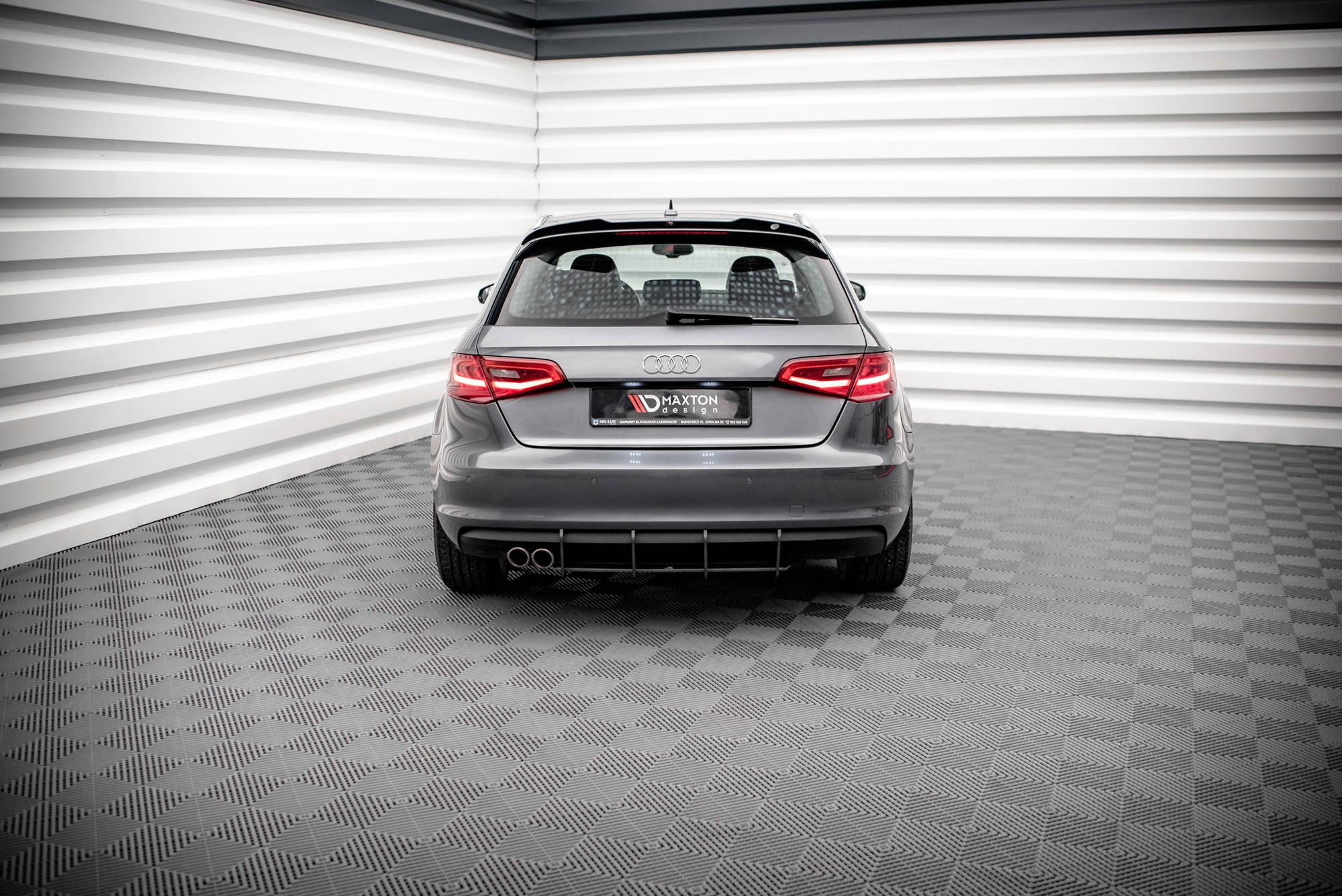 Maxton Design Street Pro Rear Diffuser para Audi A3 Sportback 8V - imagen 2