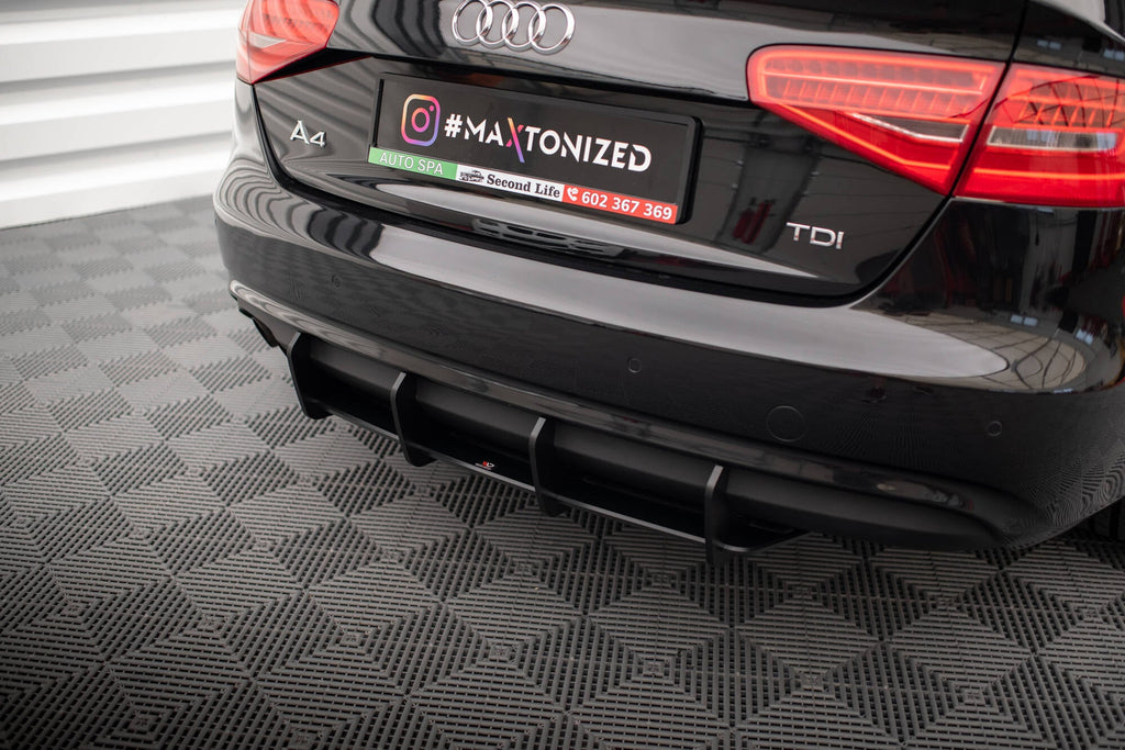 Maxton Design Street Pro Rear Diffuser para Audi A4 B8 Facelift - imagen 1
