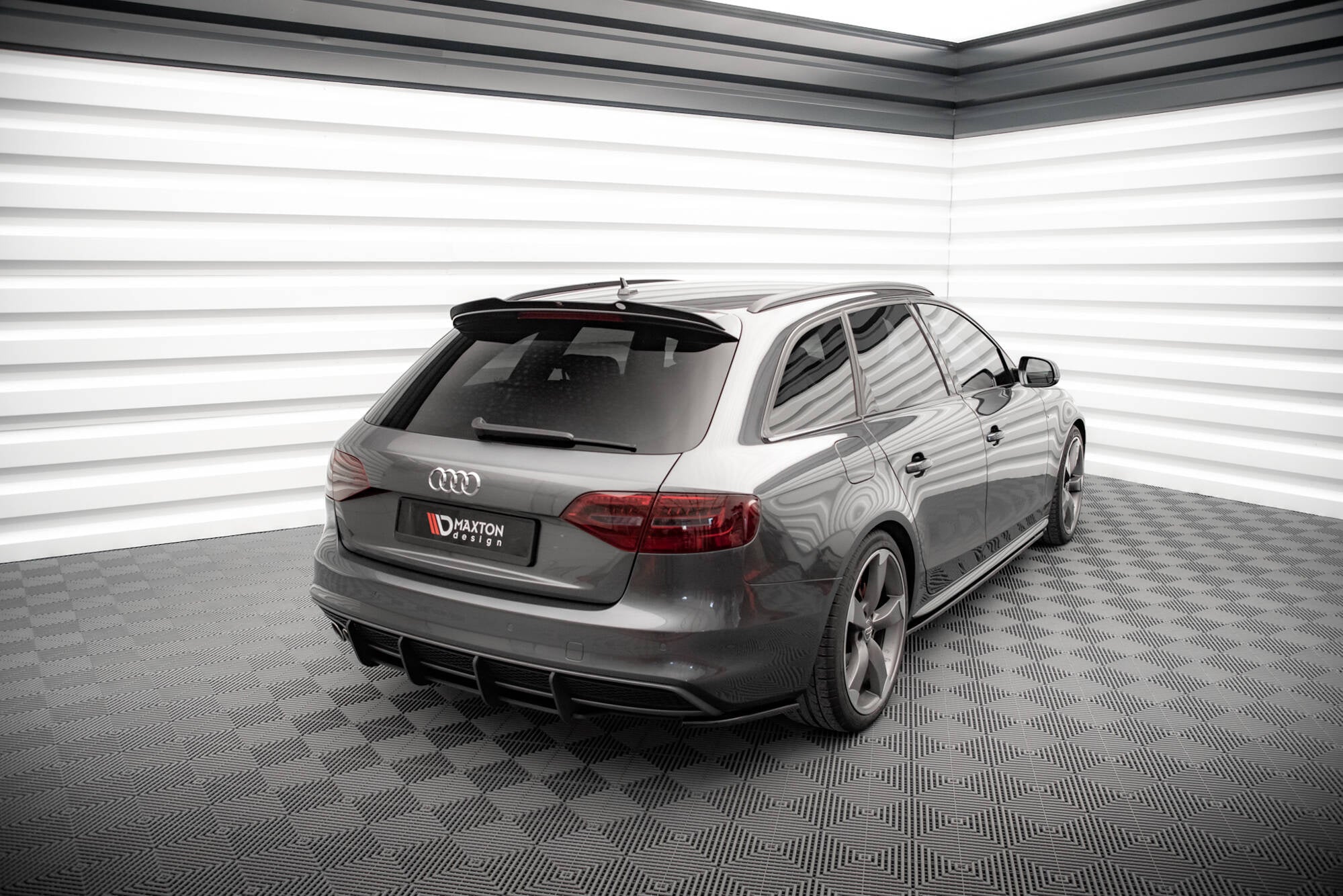 Maxton Design Street Pro Rear Diffuser para Audi A4 S-Line B8 Facelift - imagen 1