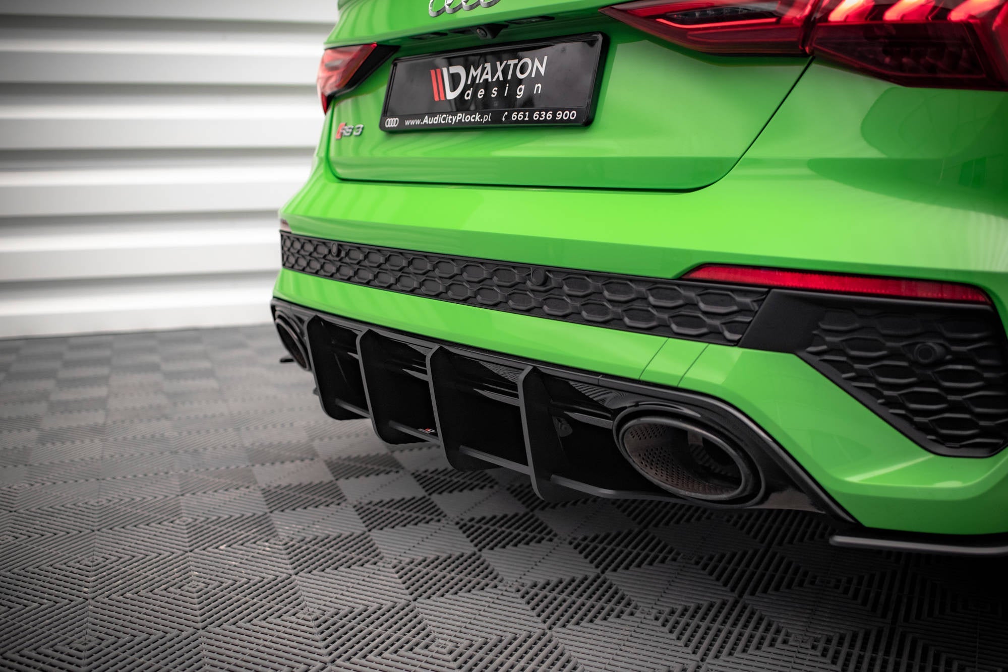 Maxton Design Street Pro Rear Diffuser para Audi RS3 Sedan 8Y - imagen 3