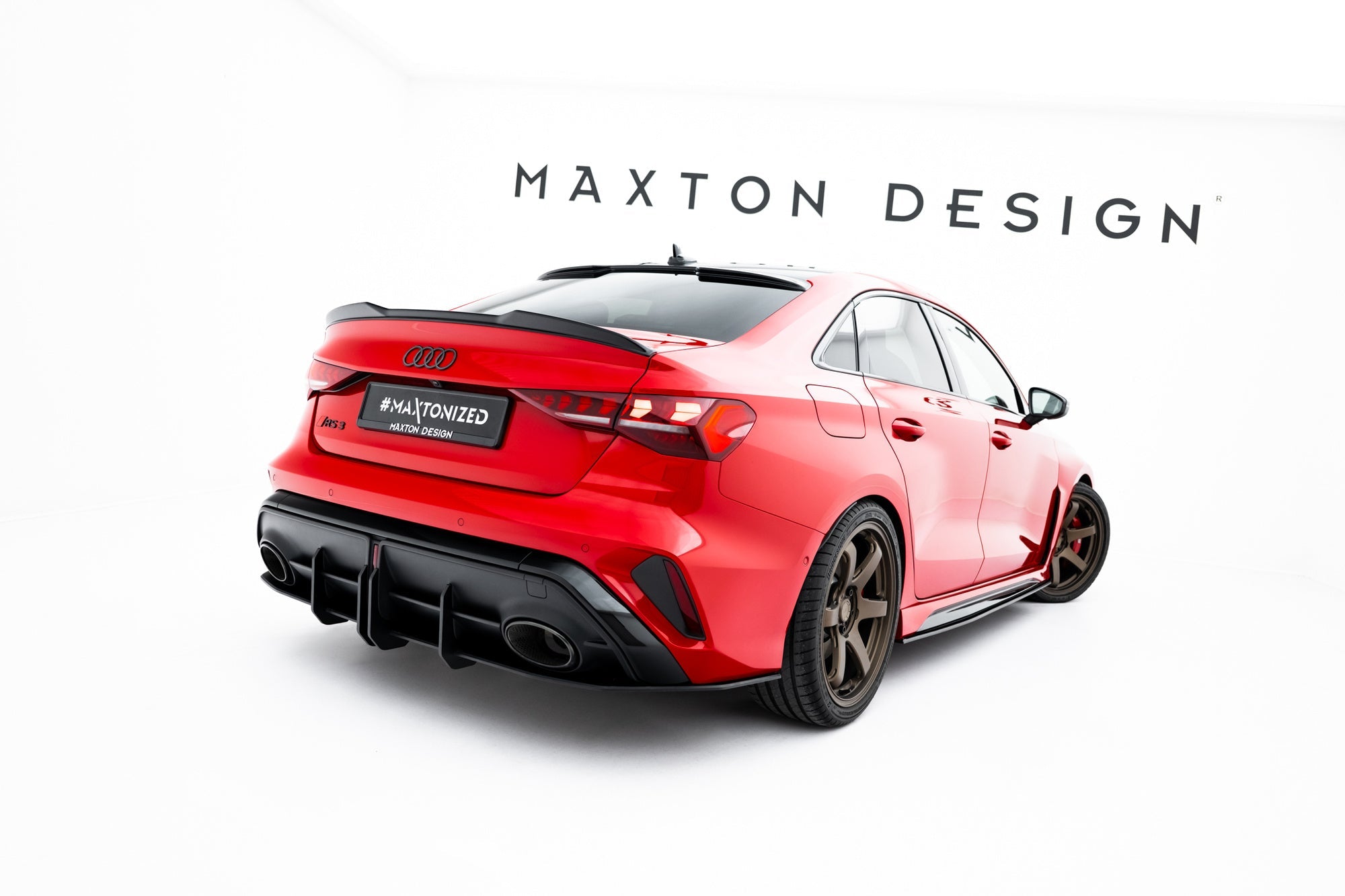Maxton Design Street Pro Rear Diffuser para Audi RS3 Sedan 8Y Facelift - imagen 1