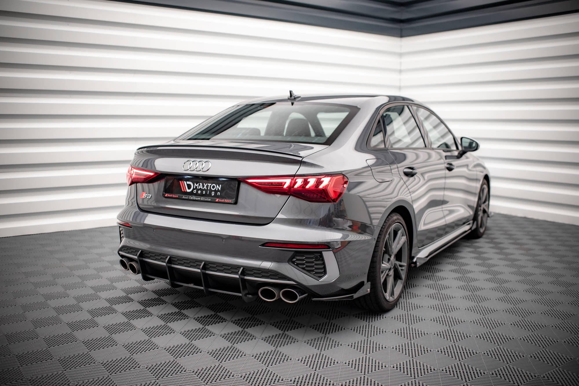 Maxton Design Street Pro Rear Diffuser para Audi S3 Sedan 8Y - imagen 4