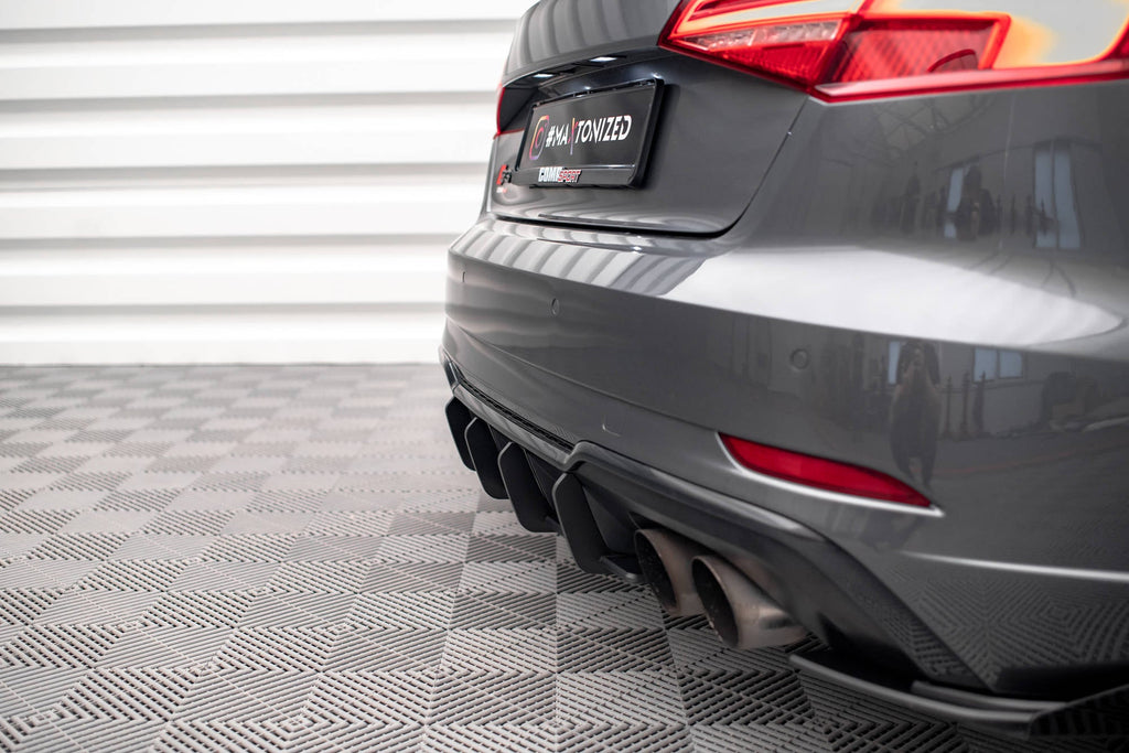 Maxton Design Street Pro Rear Diffuser para Audi S3 Sportback 8V Facelift - imagen 2