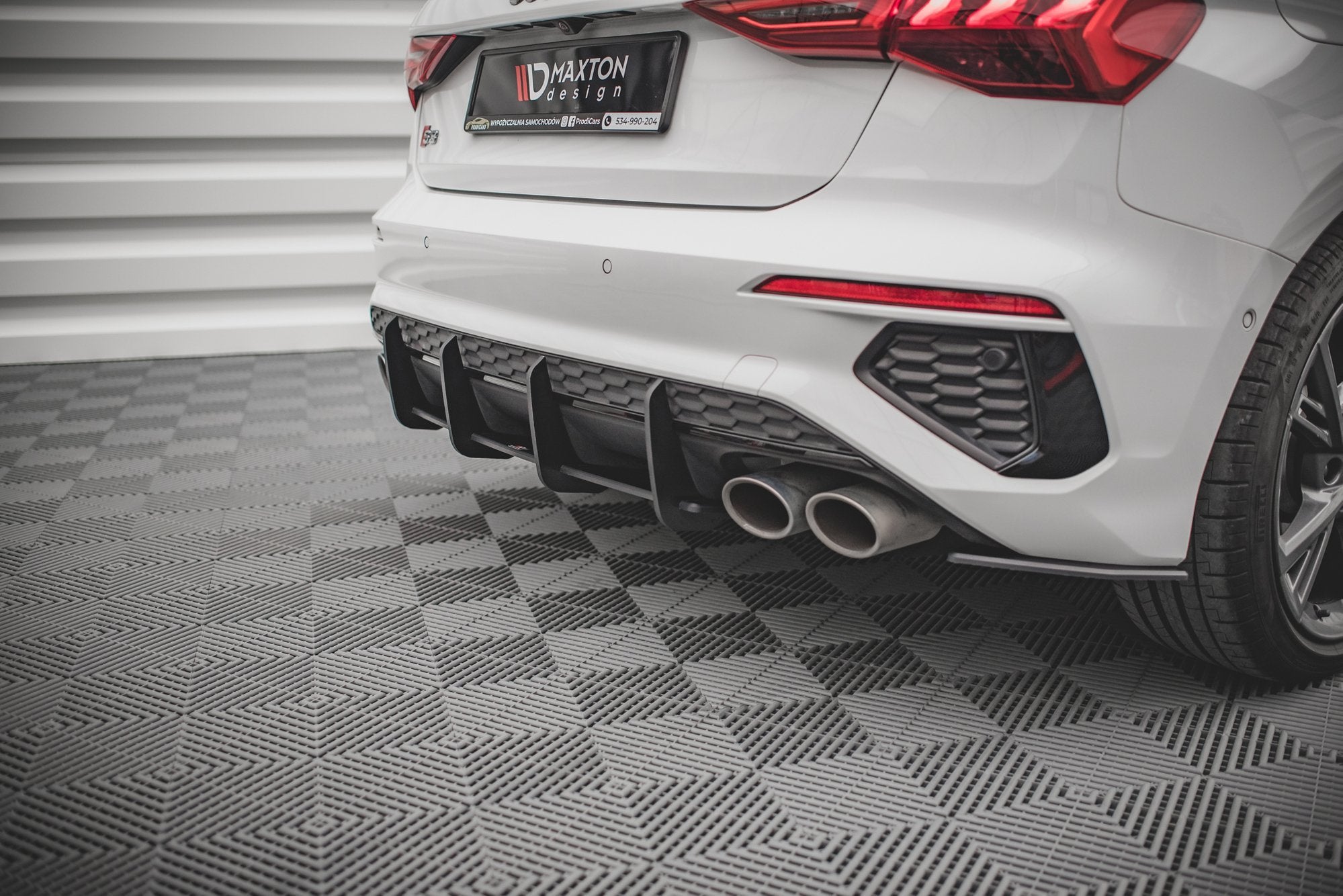 Maxton Design Street Pro Rear Diffuser para Audi S3 Sportback 8Y - imagen 2