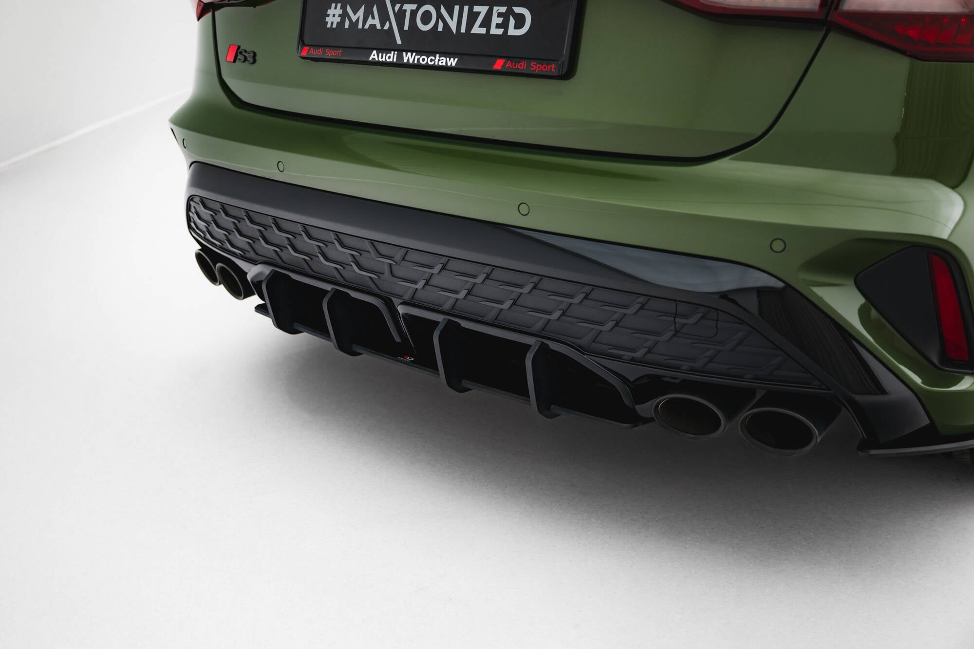 Maxton Design Street Pro Rear Diffuser para Audi S3 Sportback 8Y Facelift - imagen 3