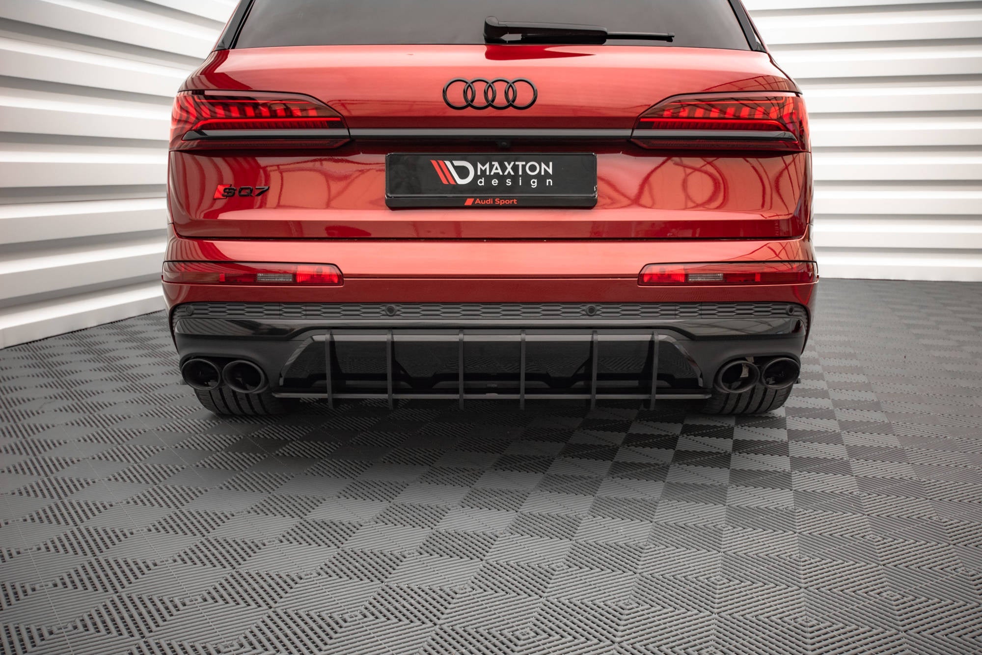 Maxton Design Street Pro Rear Diffuser para Audi SQ7 Mk2 (4M) Facelift - imagen 1