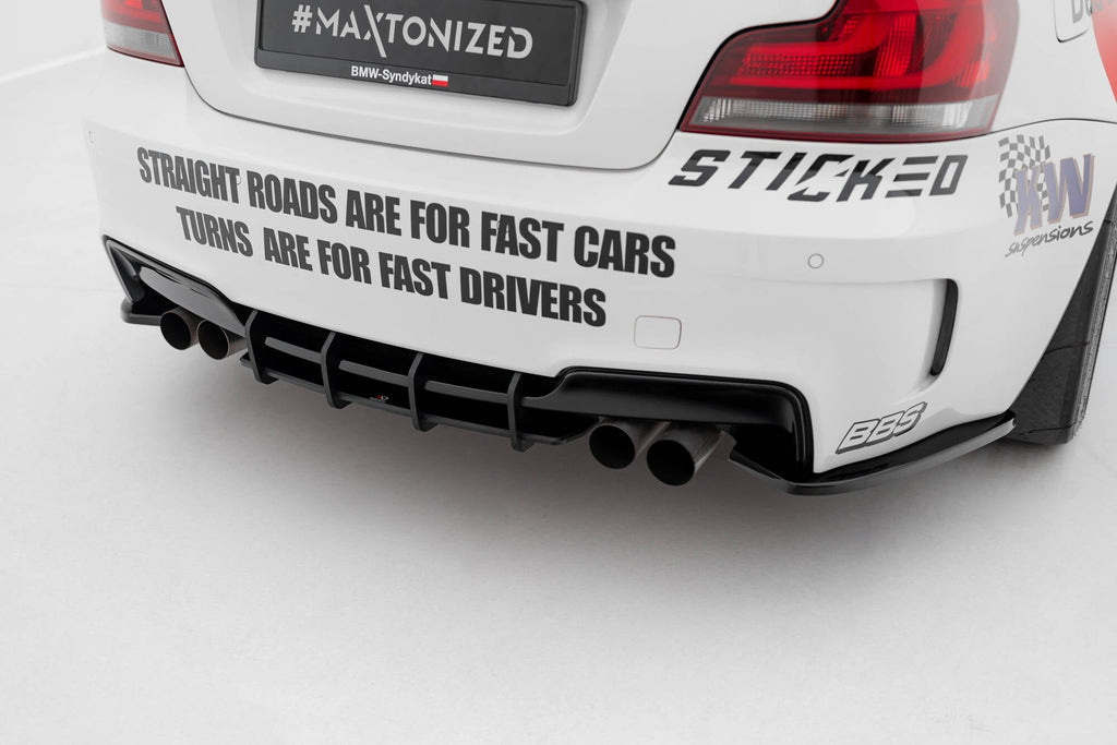 Maxton Design Street Pro Rear Diffuser para BMW 1 M Coupe E82 - imagen 1
