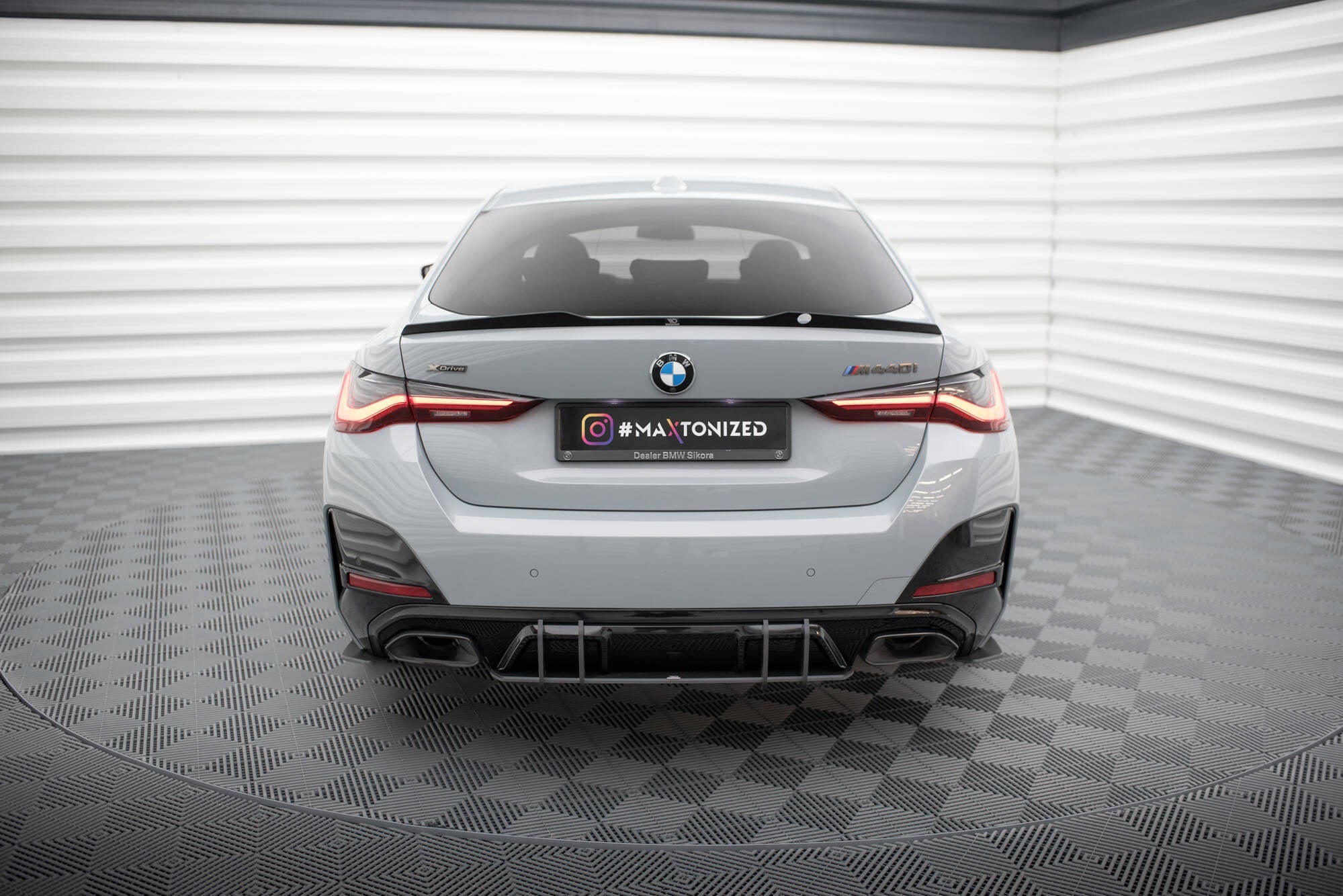 Maxton Design Street Pro Rear Diffuser para BMW 4 Gran Coupe M440i G26 - imagen 2