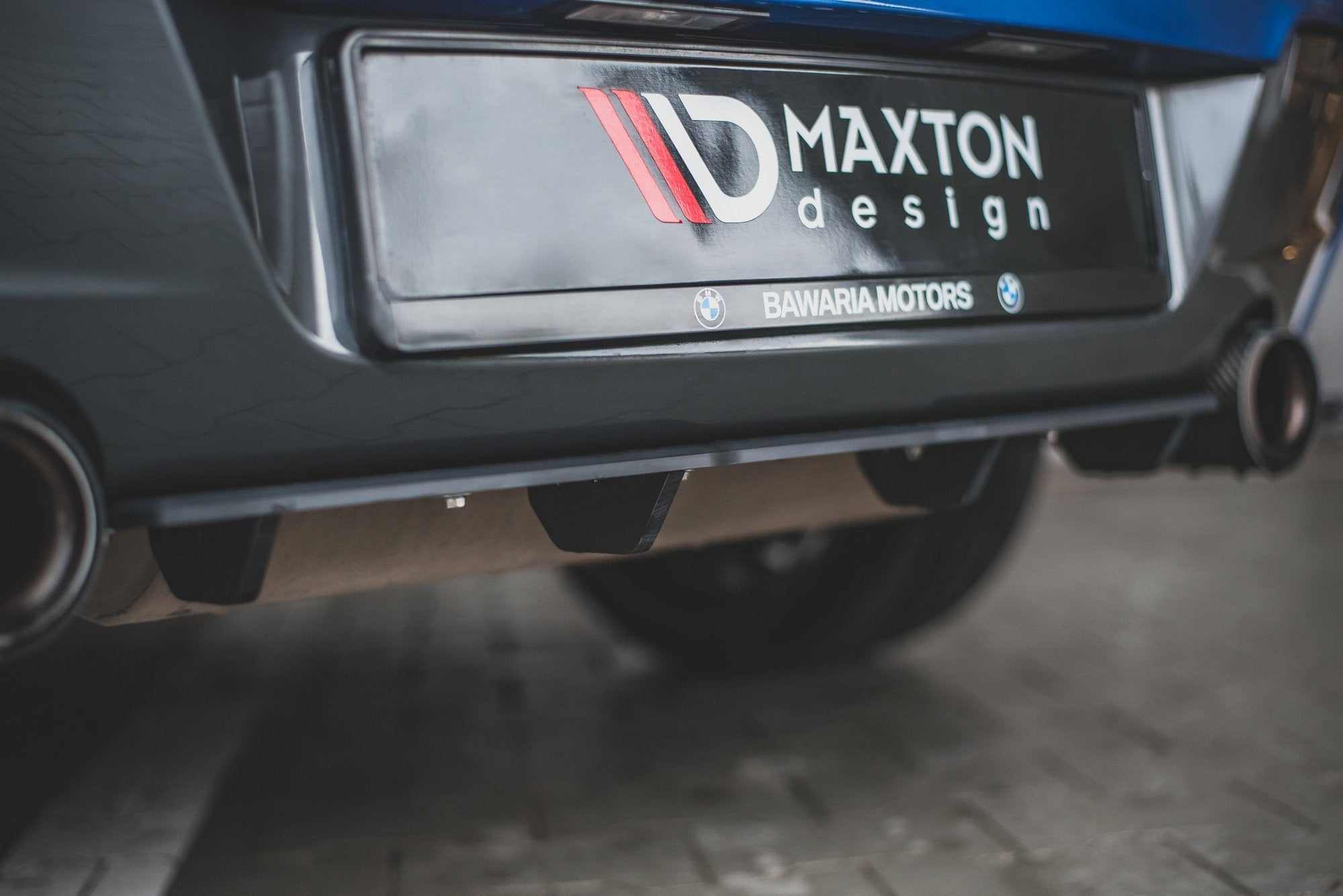 Maxton Design Street Pro Rear Diffuser para BMW M135i F20 - imagen 2